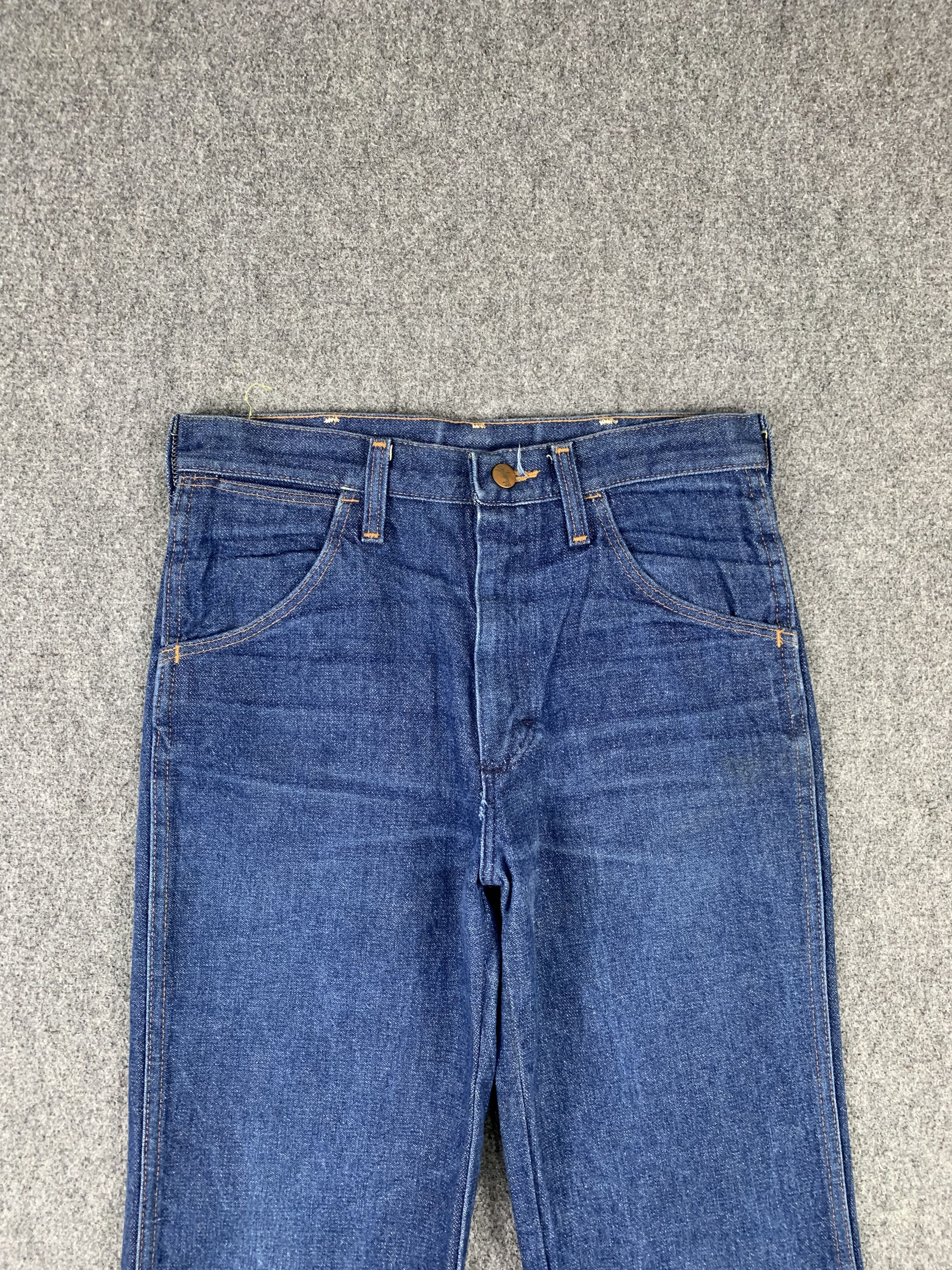 Vintage Vintage 80s Wrangler Bootcut Flared Blue Jeans DP1940 Size US 28 / EU 44 - 2 Thumbnail