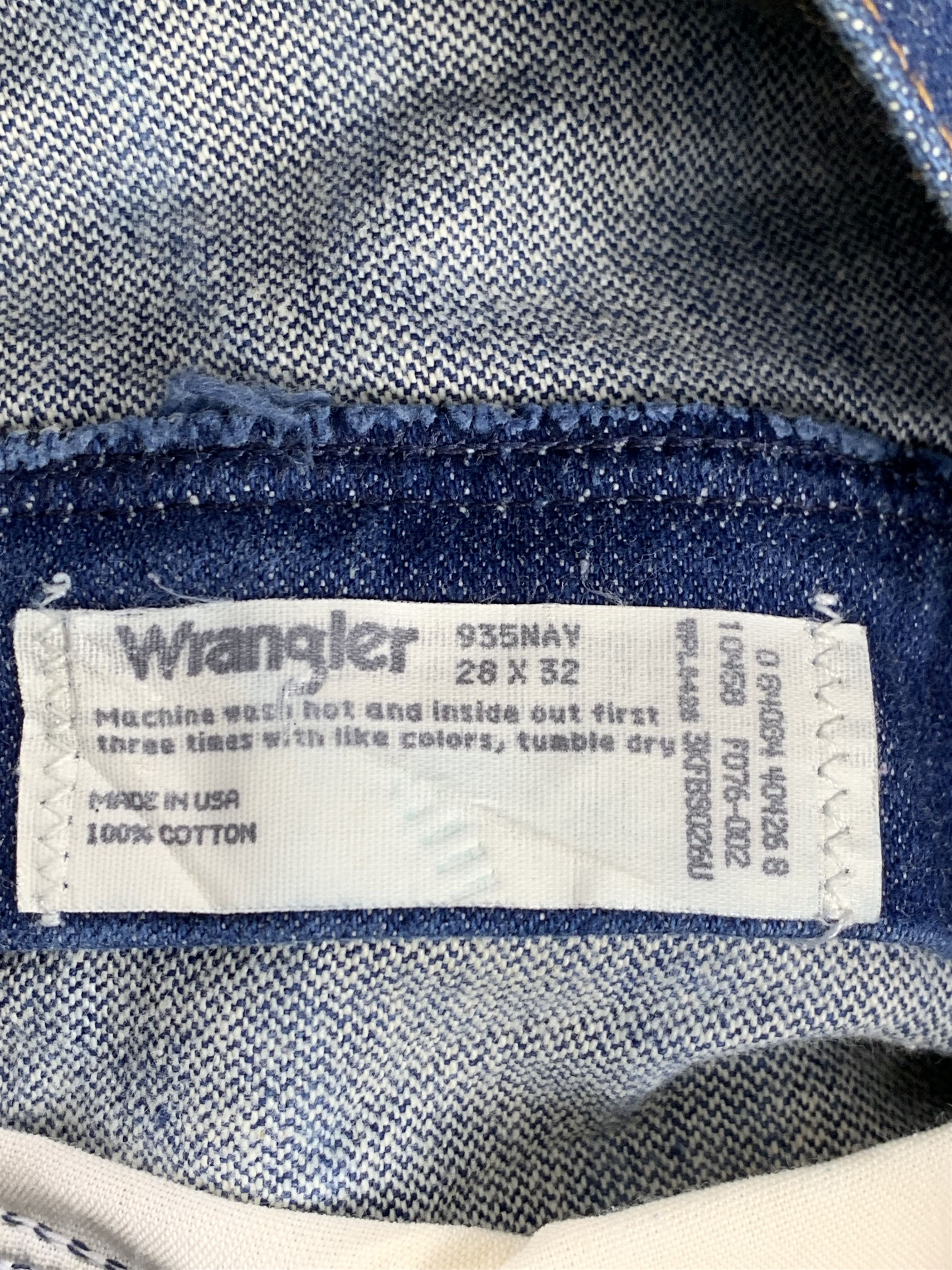 Vintage Vintage 80s Wrangler Bootcut Flared Blue Jeans DP1940 Size US 28 / EU 44 - 12 Thumbnail