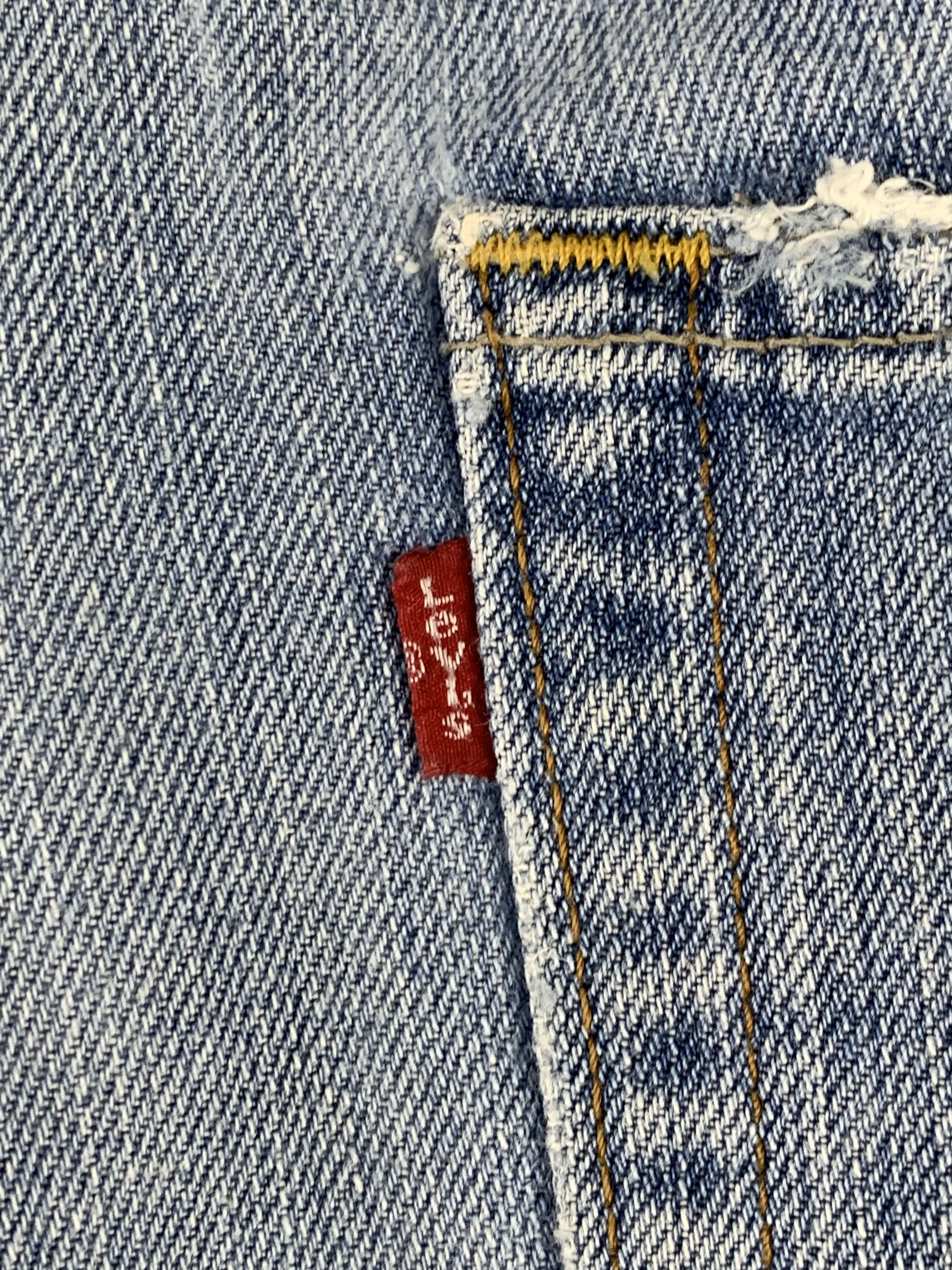 Levi's Vintage Levis 569 Faded Blue Jeans DP1945 Size US 37 - 4 Thumbnail