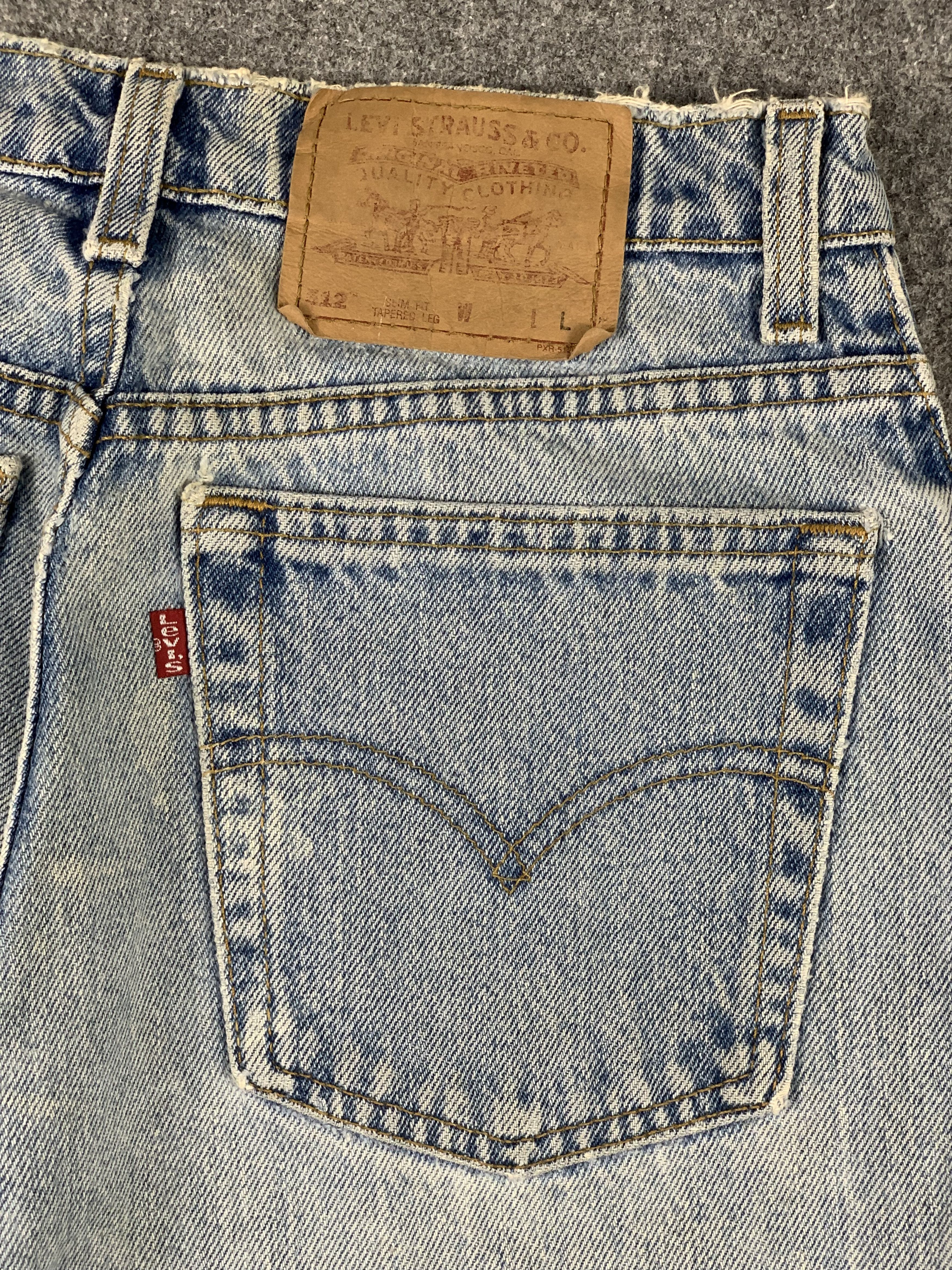 Levi's Vintage 90s Levis 512 Light Wash Jeans DP1949 Size US 28 / EU 44 - 14 Thumbnail