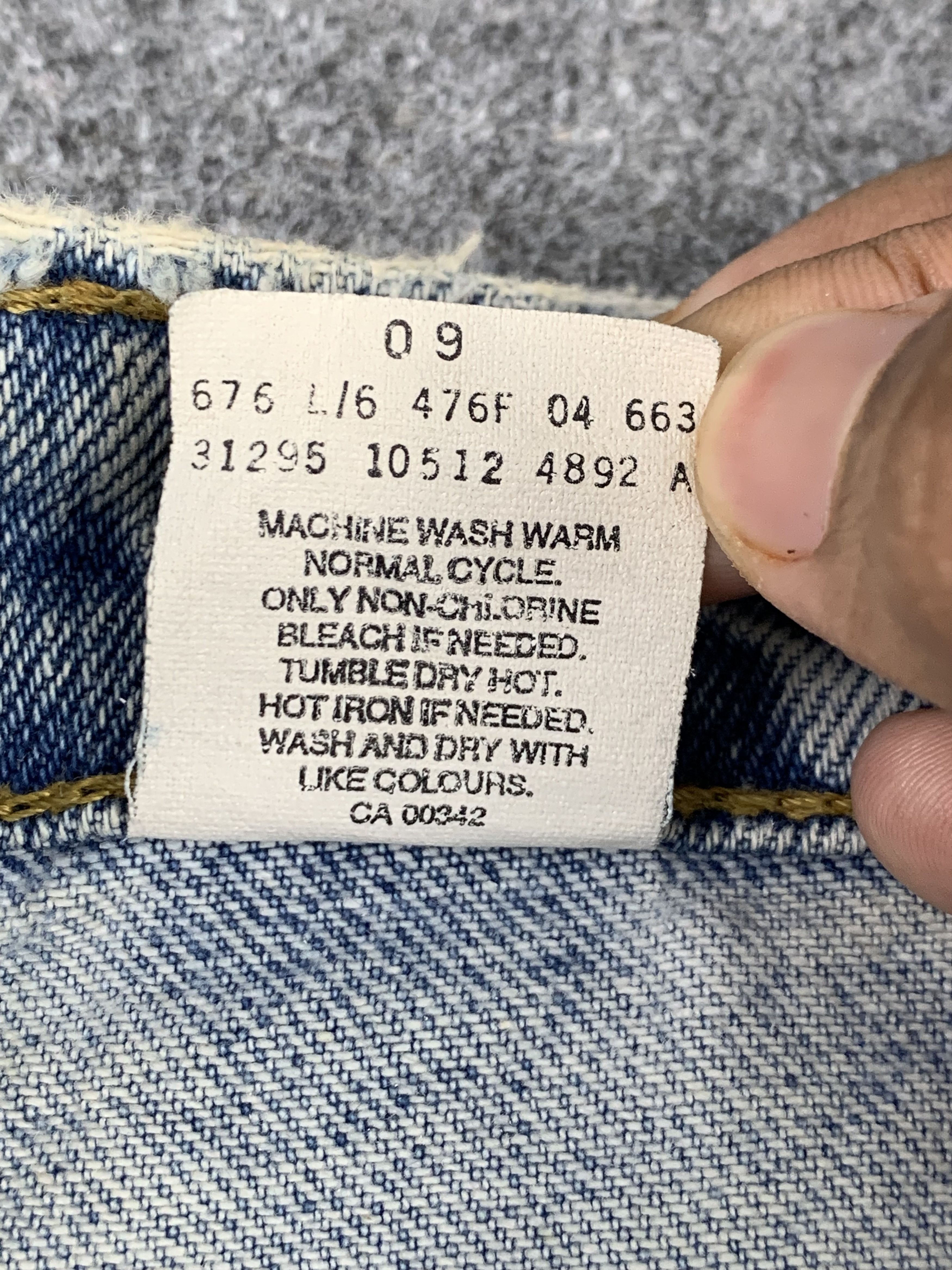 Levi's Vintage 90s Levis 512 Light Wash Jeans DP1949 Size US 28 / EU 44 - 6 Thumbnail