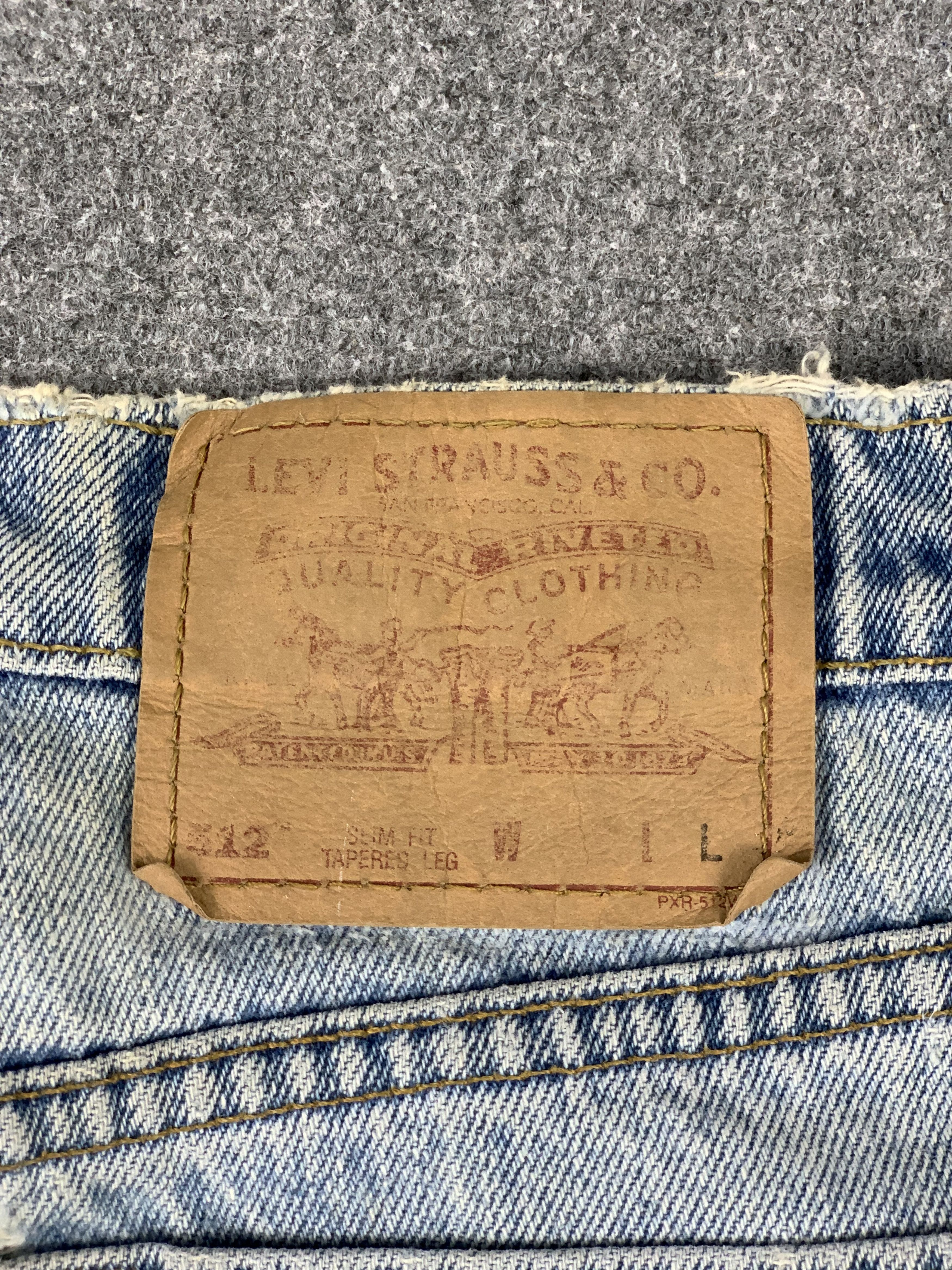 Levi's Vintage 90s Levis 512 Light Wash Jeans DP1949 Size US 28 / EU 44 - 4 Thumbnail