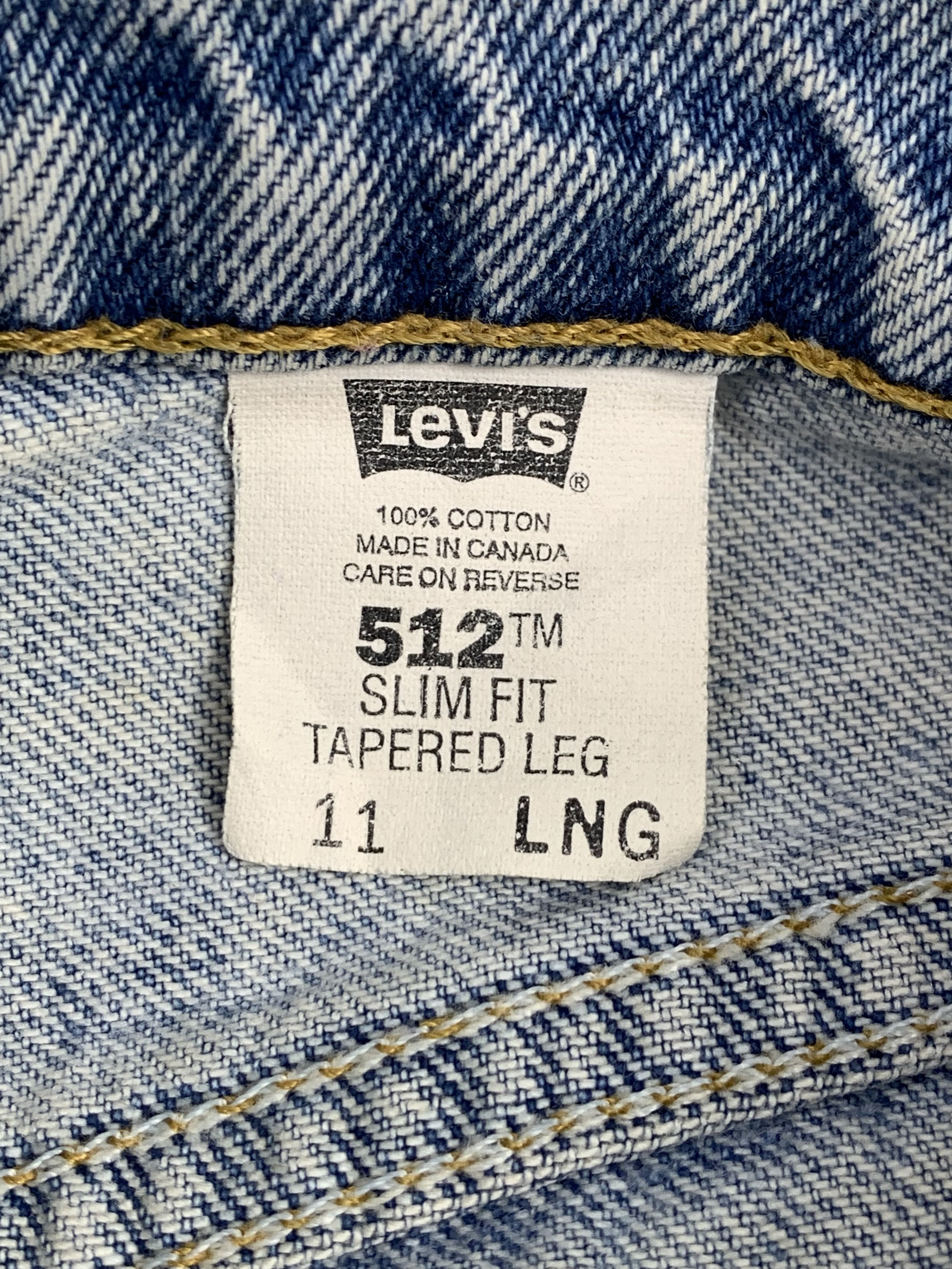 Levi's Vintage 90s Levis 512 Light Wash Jeans DP1949 Size US 28 / EU 44 - 5 Thumbnail