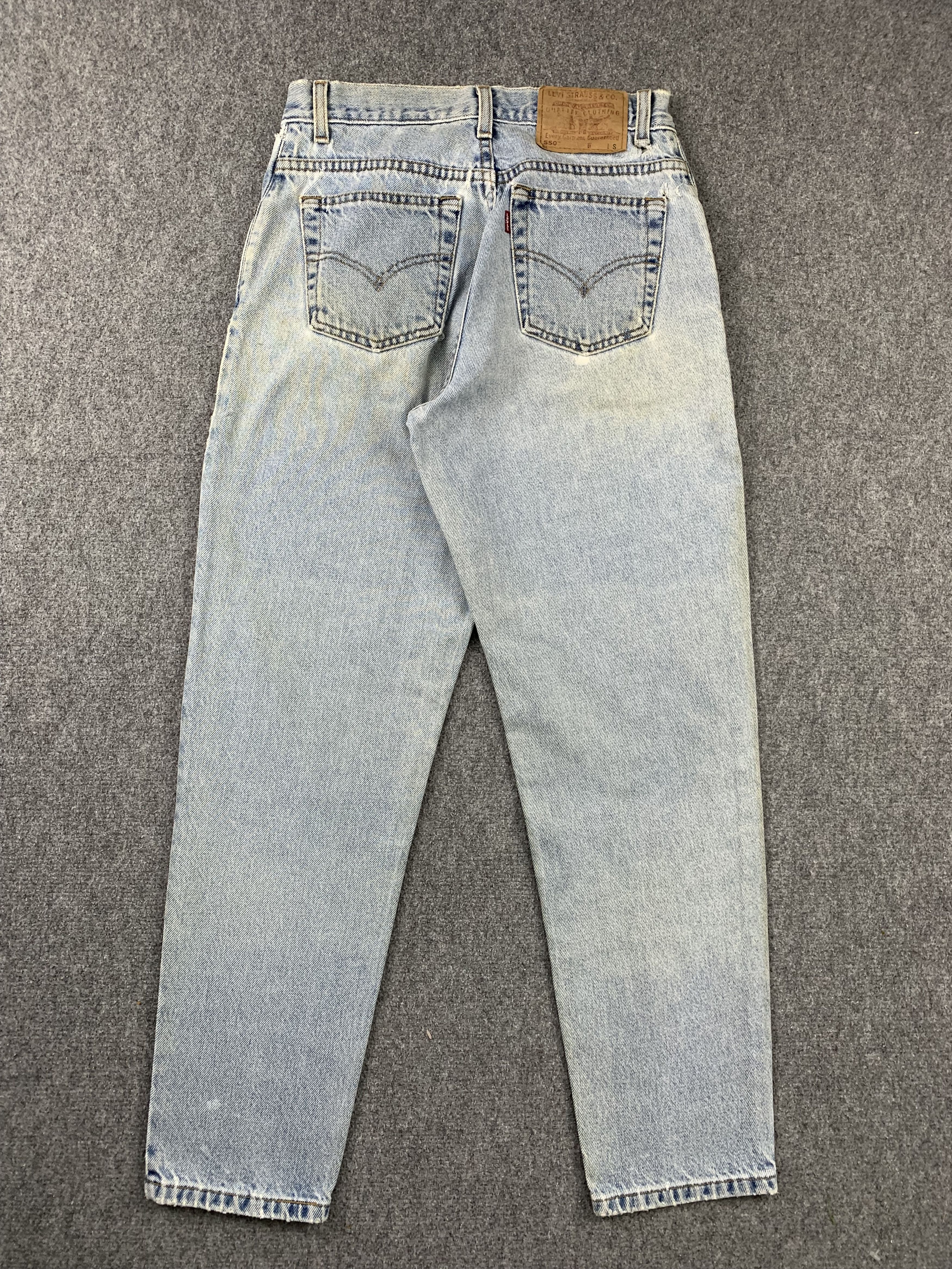 Levi's Vintage 90s Levis 550 Light Wash Jeans DP1951 Size US 27 - 2 Thumbnail