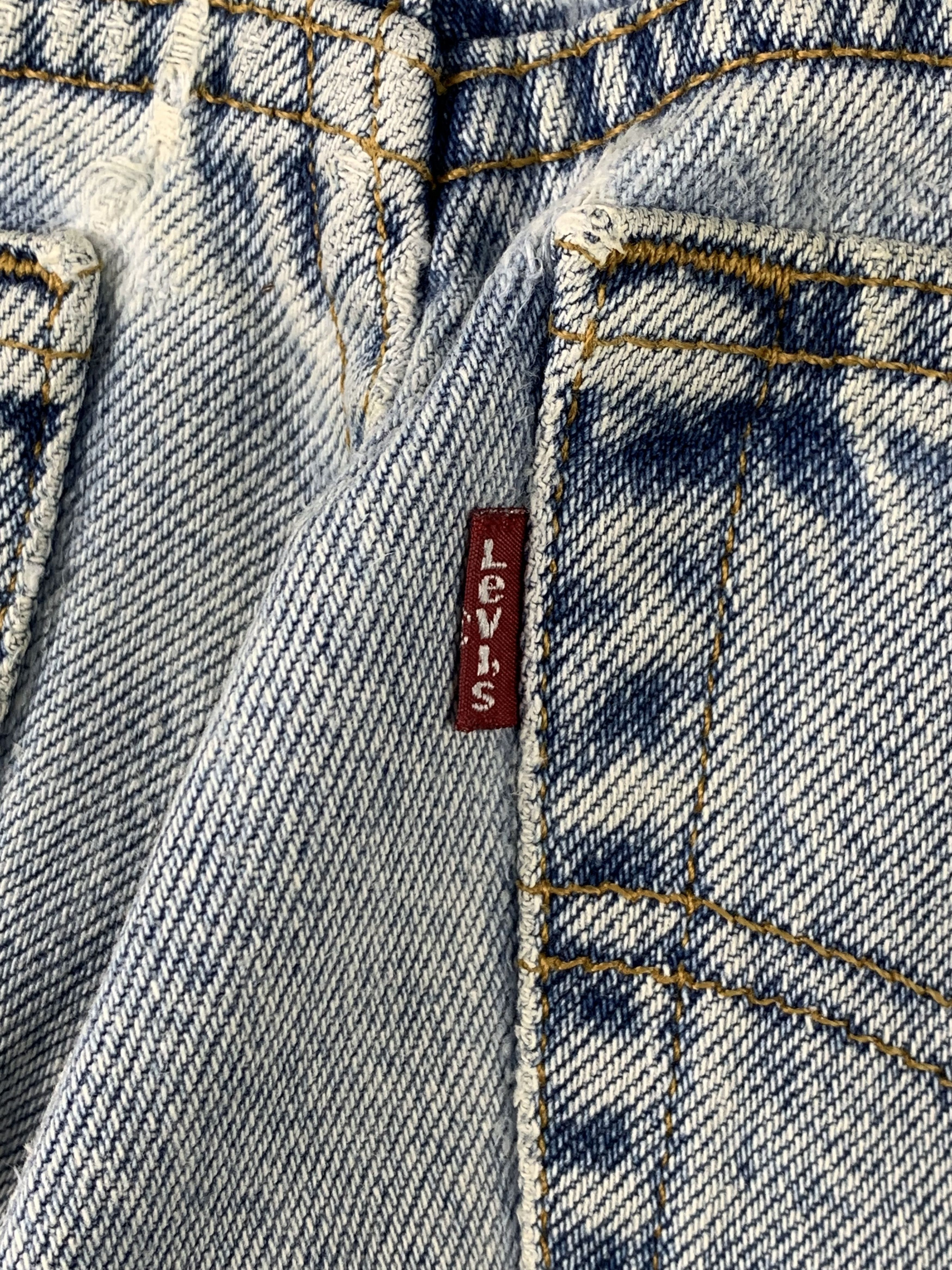 Levi's Vintage 90s Levis 550 Light Wash Jeans DP1951 Size US 27 - 4 Thumbnail