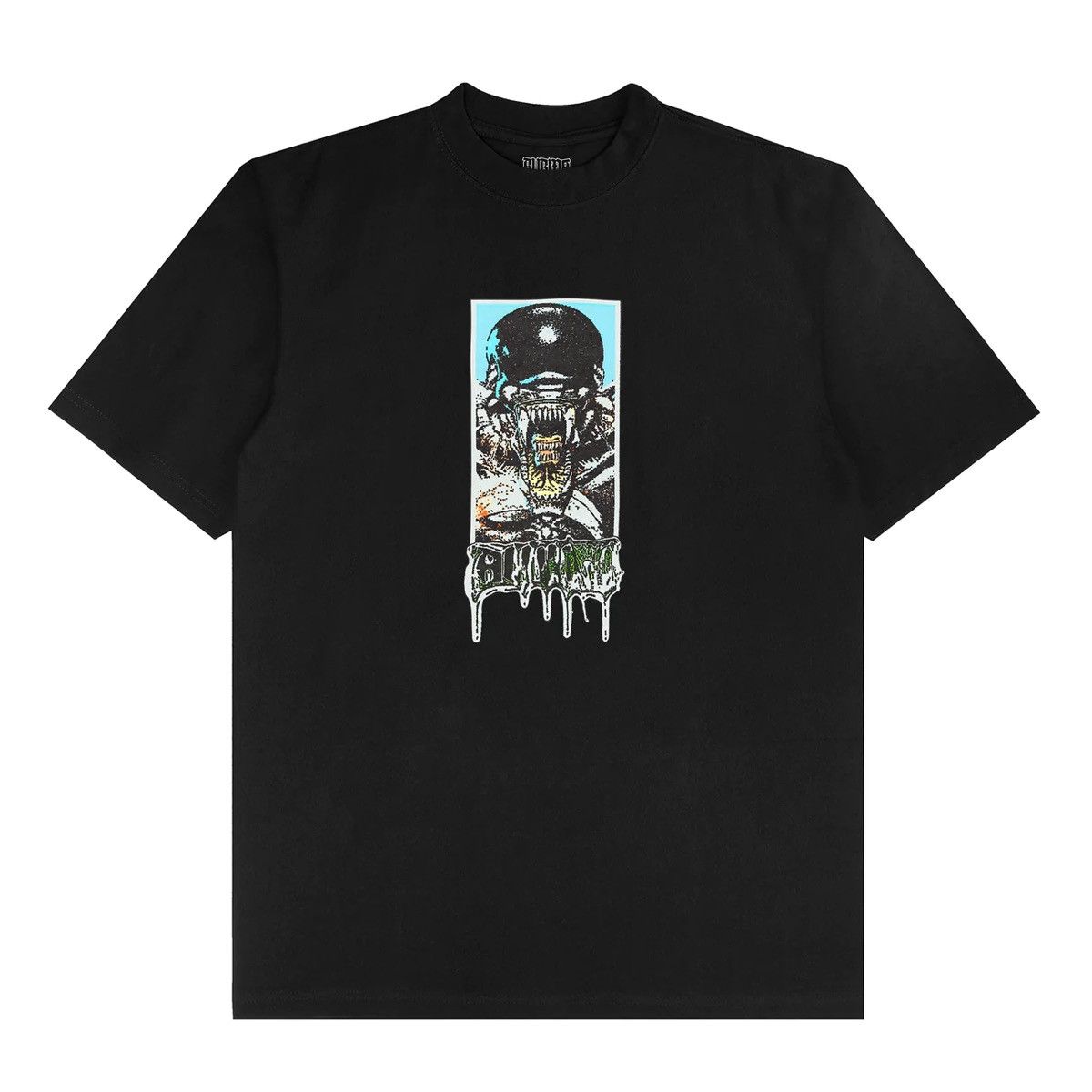Burma BLACK XENO TEE XENOMORPH ALiEN CYBERPUNK SCi-Fi HORROR METAL Size US L / EU 52-54 / 3 - 9 Thumbnail