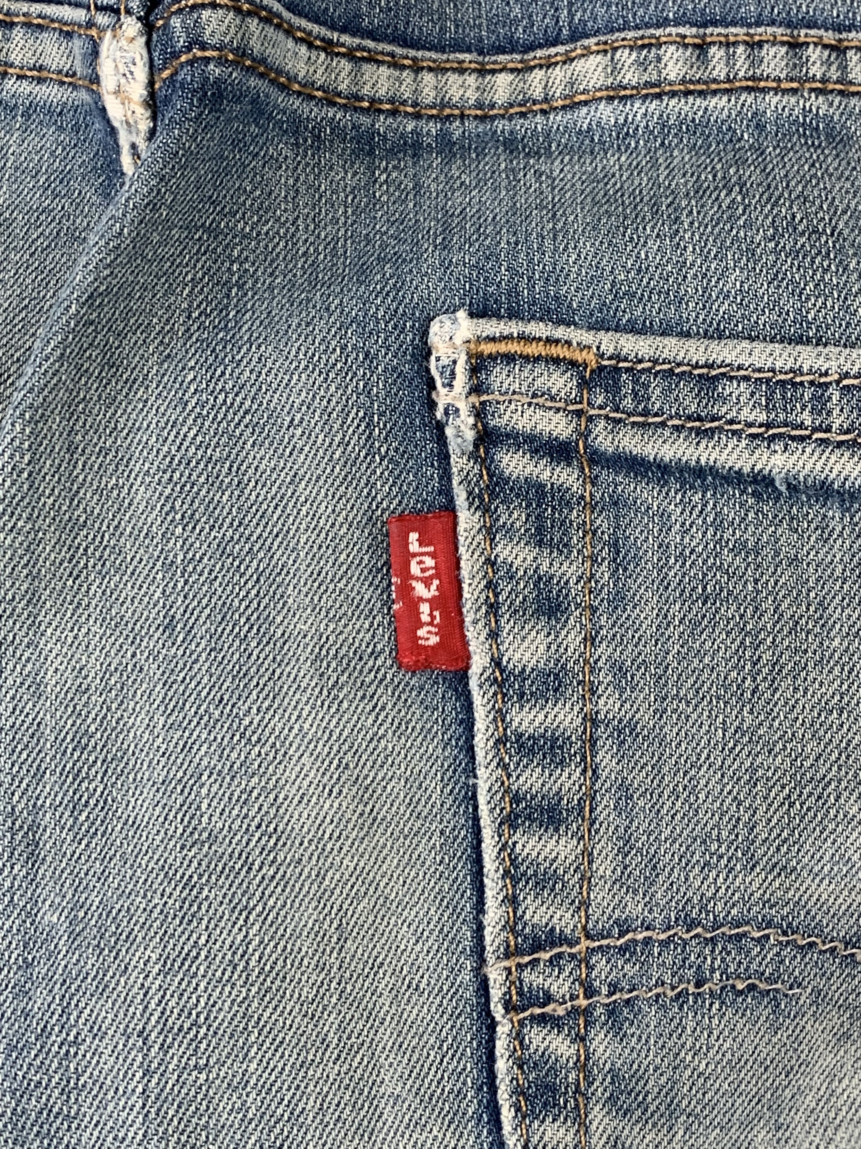 Levi's × Vintage Vintage Levis 505 Faded Blue Jeans DP1953 Size US 33 - 6 Thumbnail