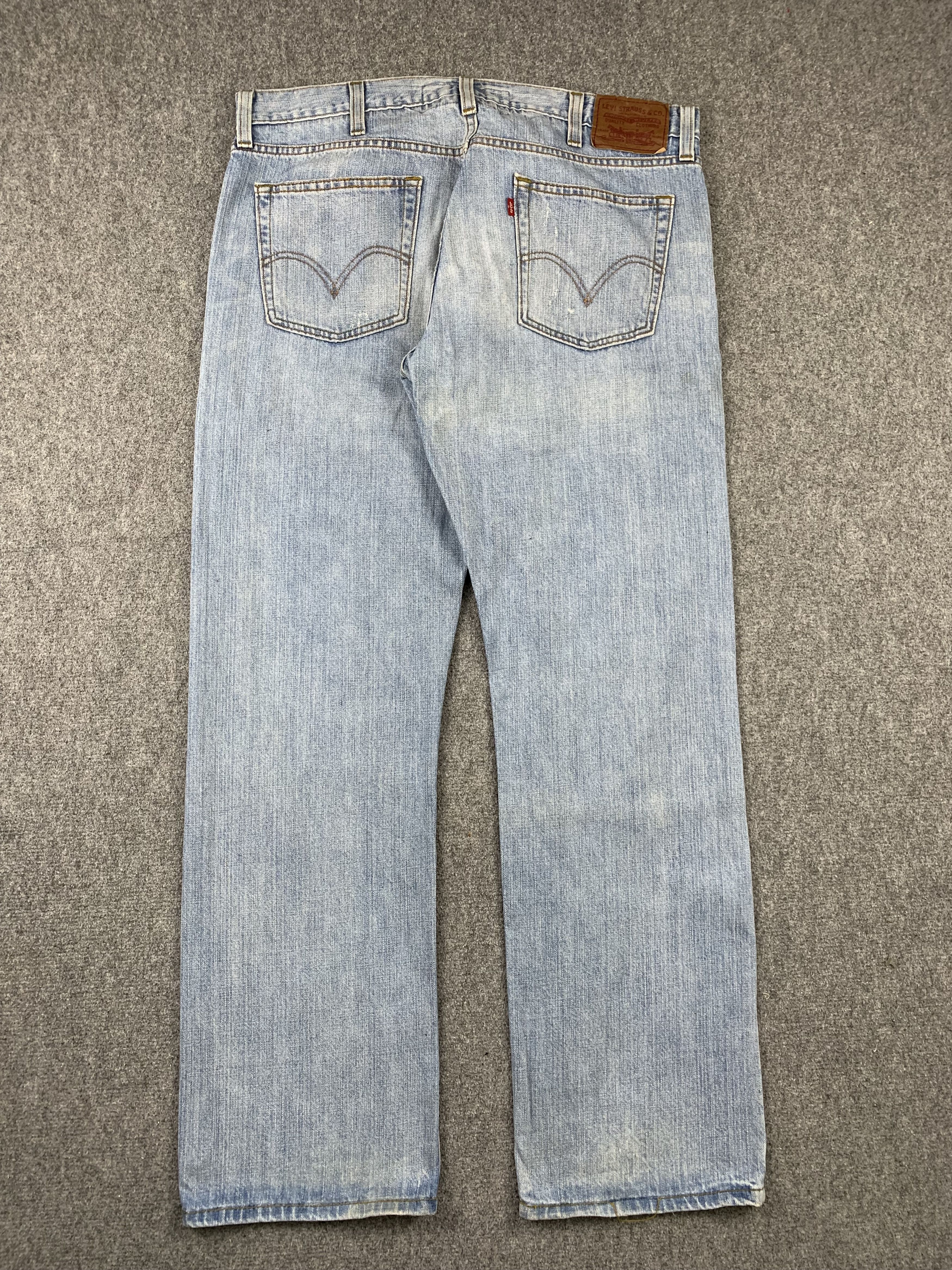 Levi's Vintage Levis 514 Light Wash Jeans DP1955 Size US 39 - 3 Thumbnail