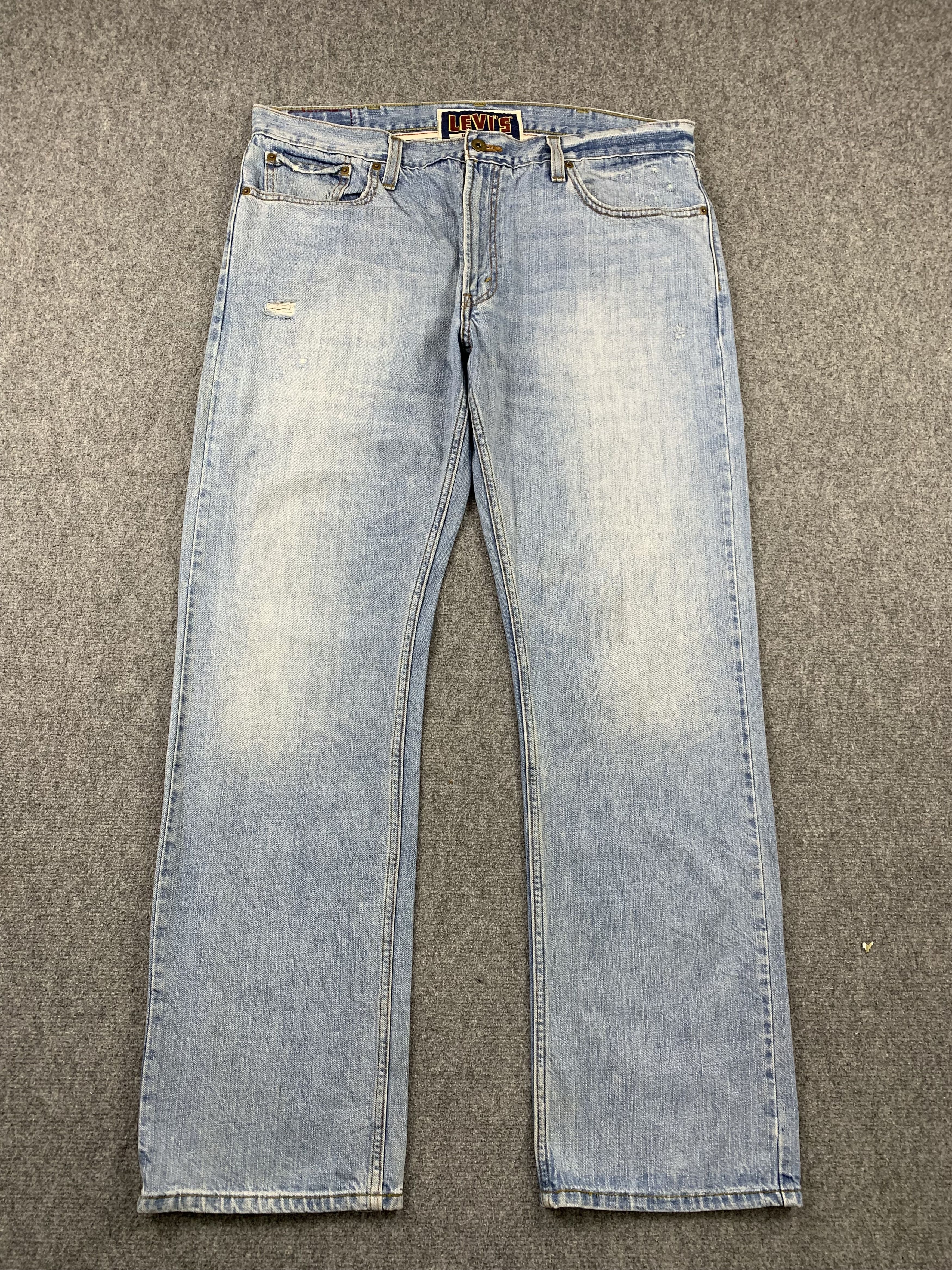 Levi's Vintage Levis 514 Light Wash Jeans DP1955 Size US 39 - 1 Thumbnail