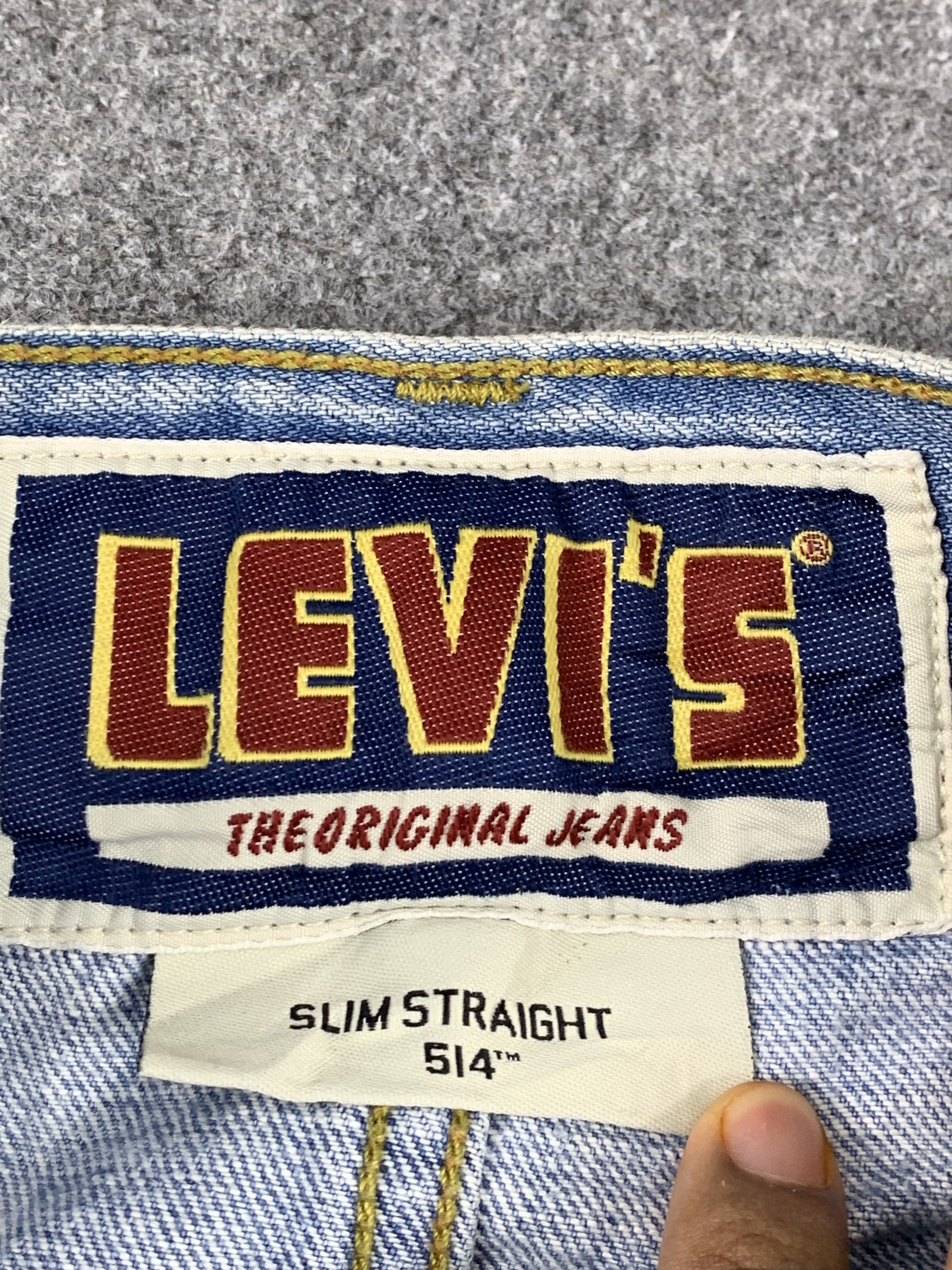 Levi's Vintage Levis 514 Light Wash Jeans DP1955 Size US 39 - 7 Thumbnail