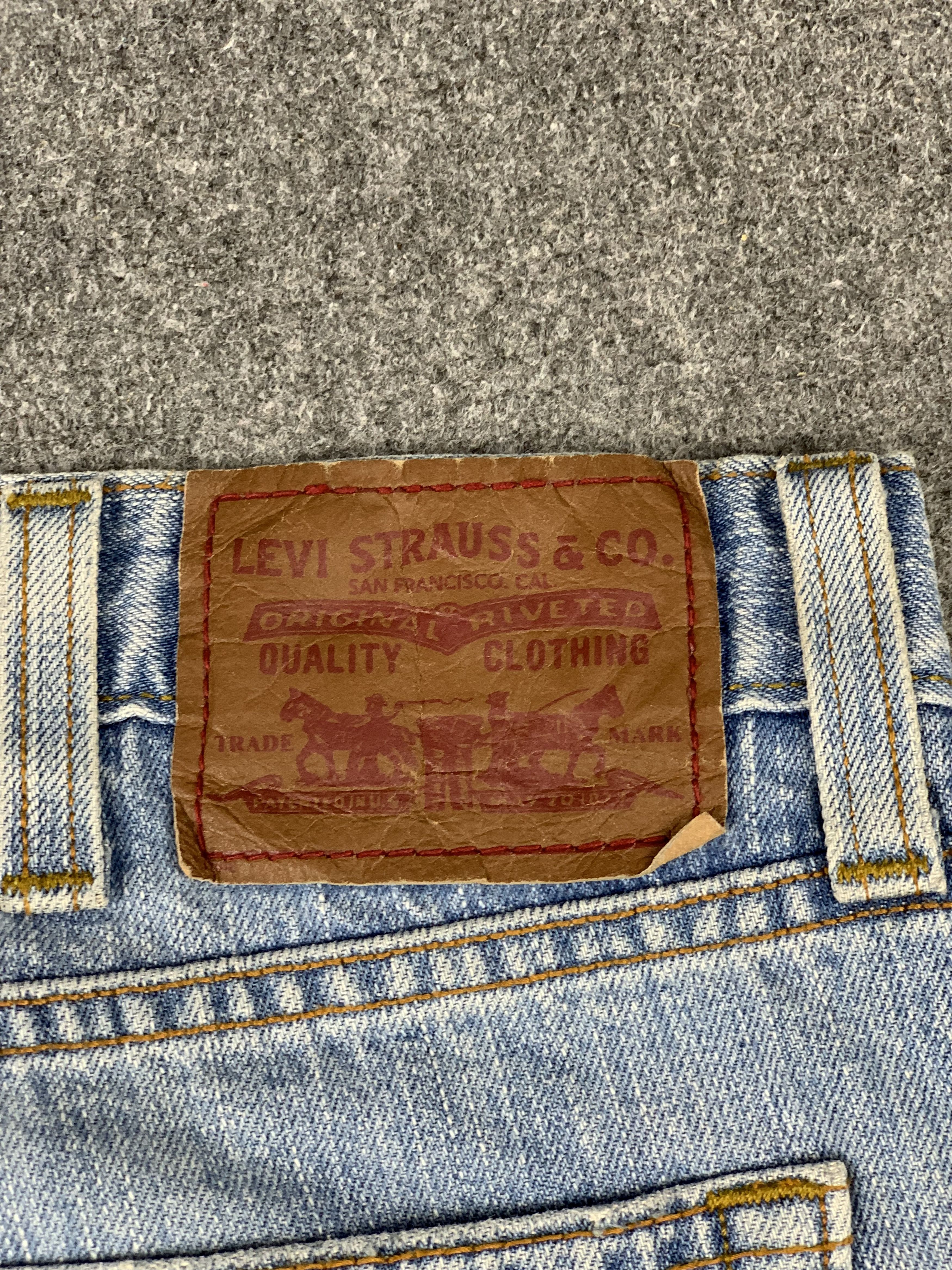 Levi's Vintage Levis 514 Light Wash Jeans DP1955 Size US 39 - 5 Thumbnail