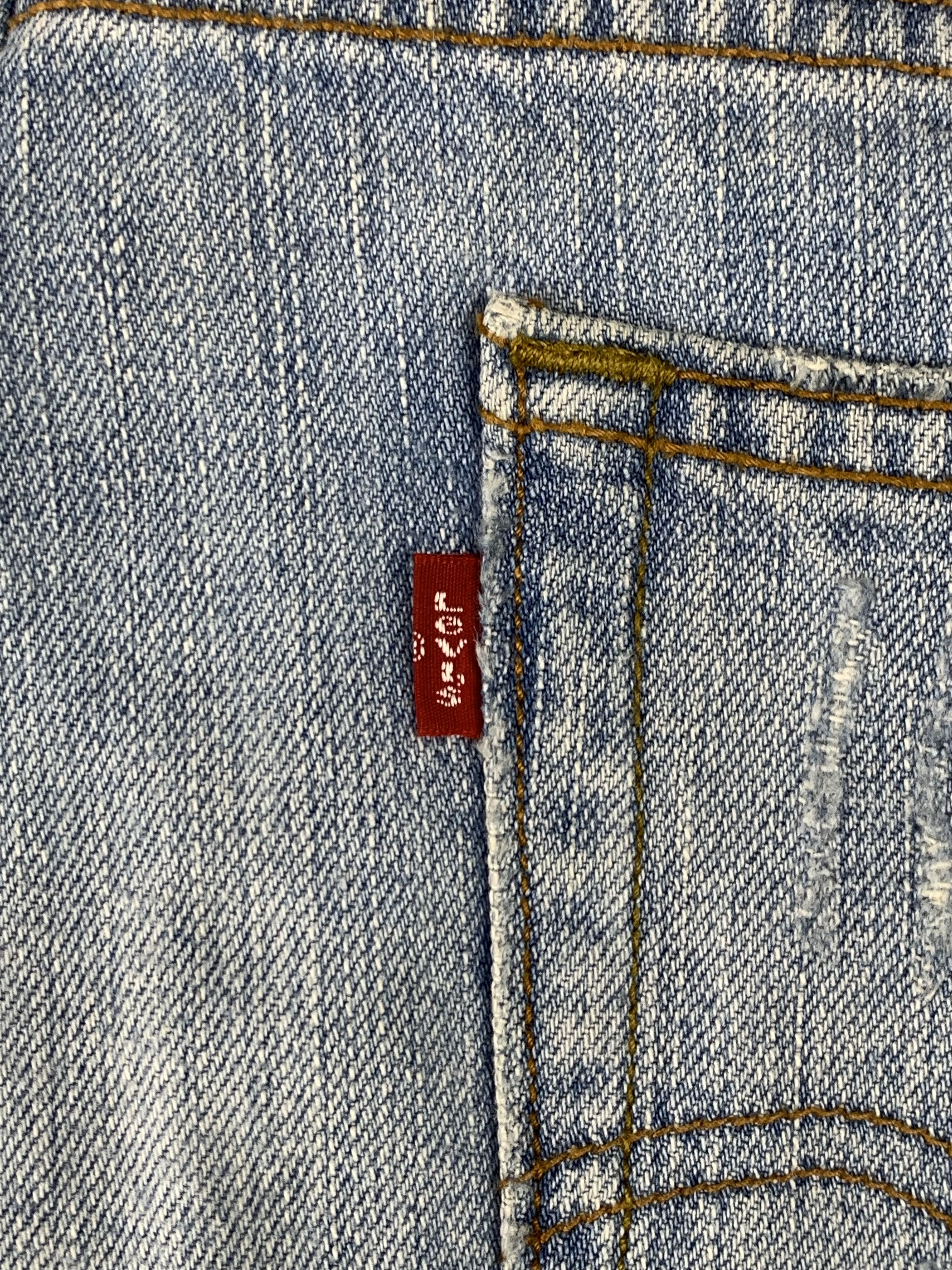 Levi's Vintage Levis 514 Light Wash Jeans DP1955 Size US 39 - 6 Thumbnail