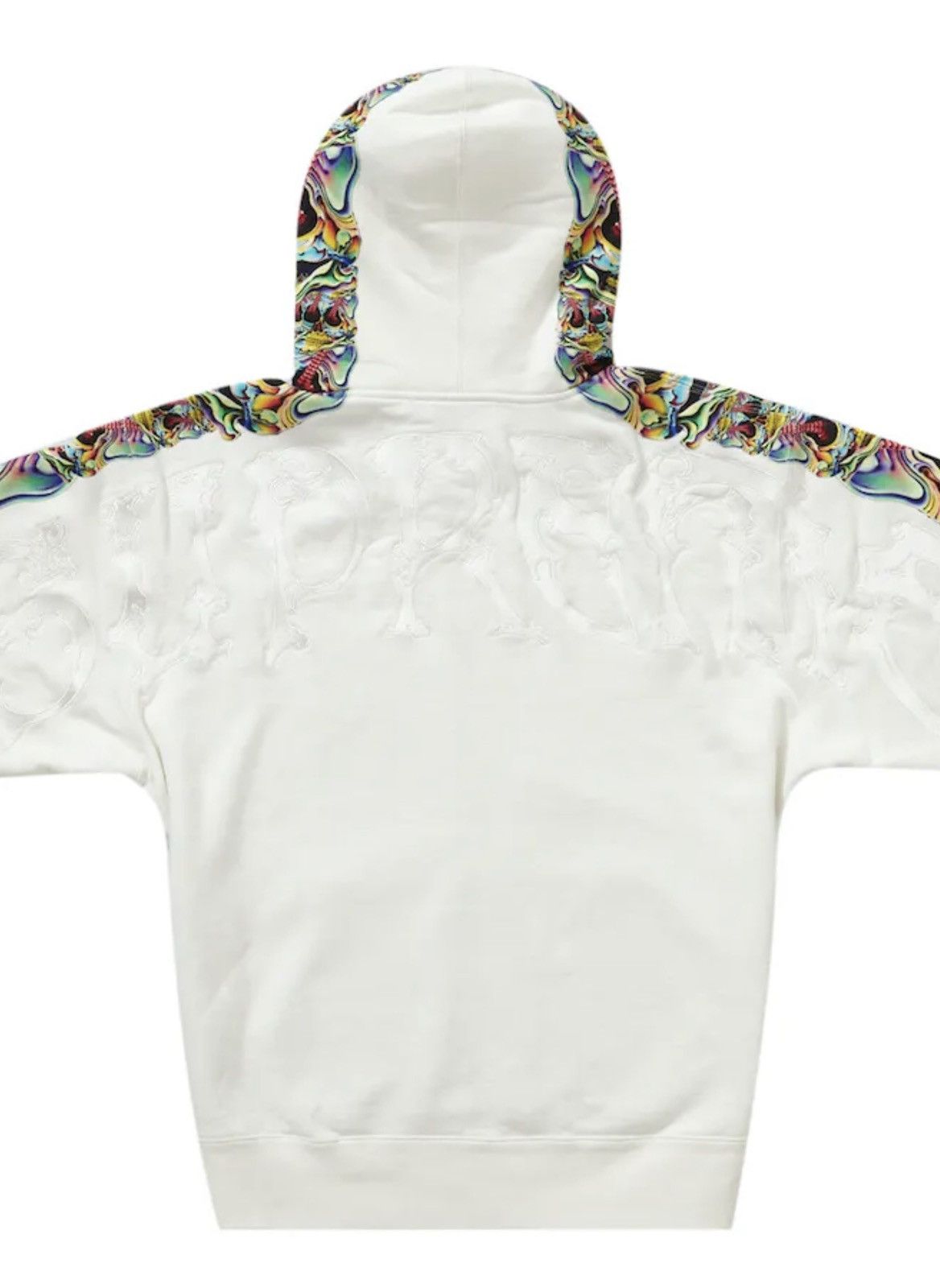 supreme Skulls Zip Up Hooded Sweatshirt
