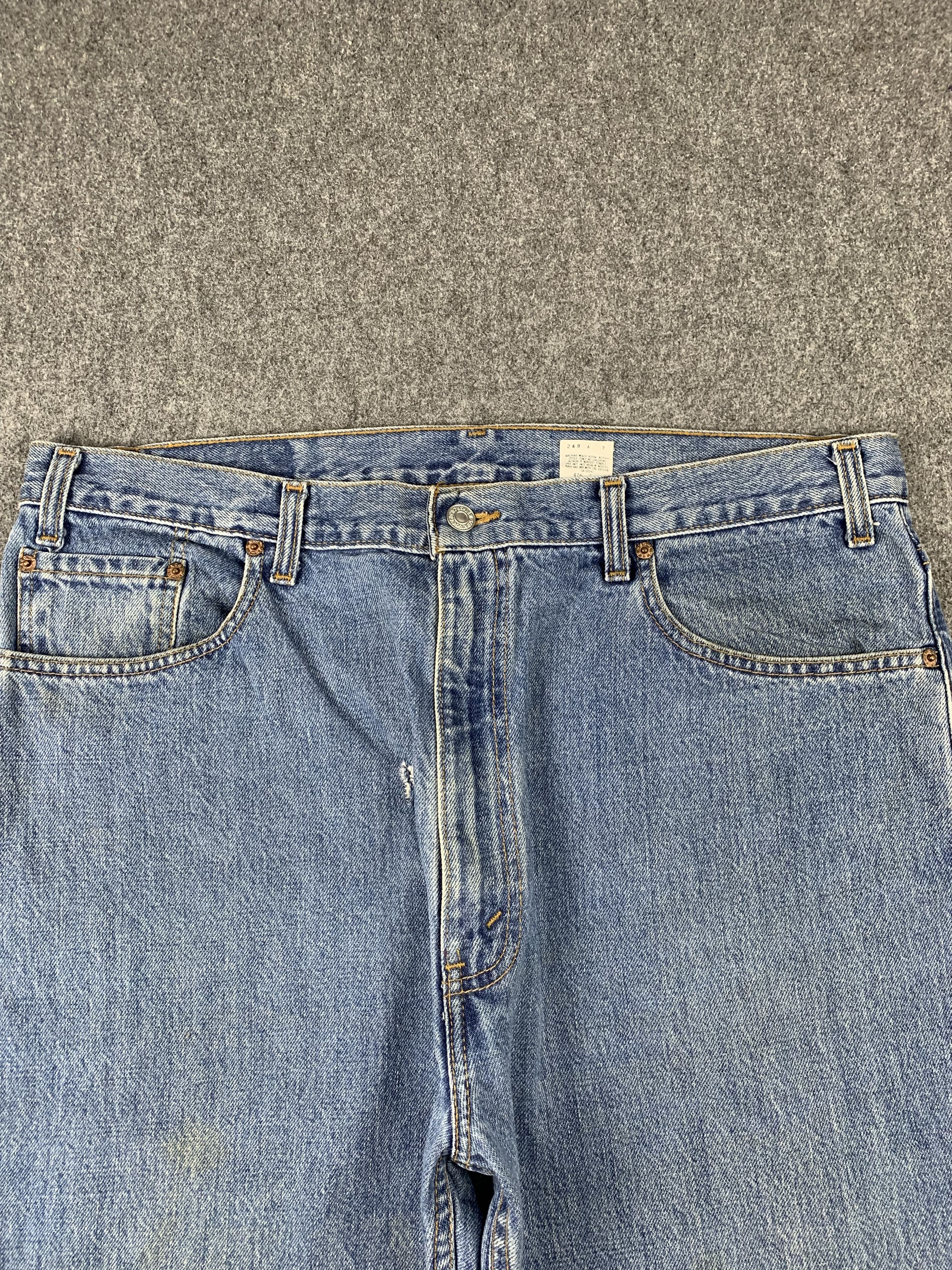 Levi's Vintage 90s Levis 505 Light Blue Jeans DP1957 Size US 38 / EU 54 - 2 Thumbnail
