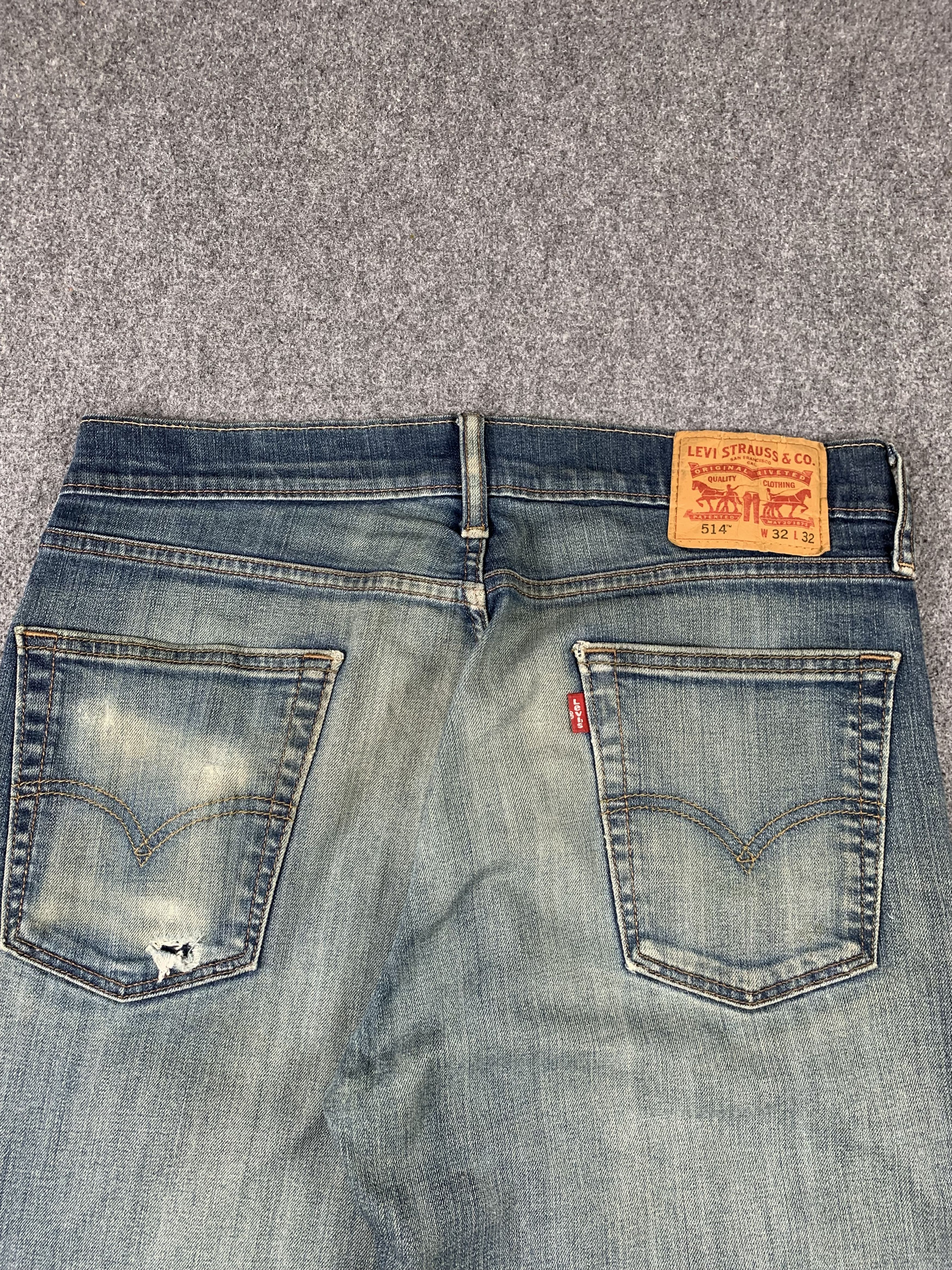Levi's Vintage Levis 514 Faded Blue Jeans DP1958 Size US 32 / EU 48 - 3 Thumbnail