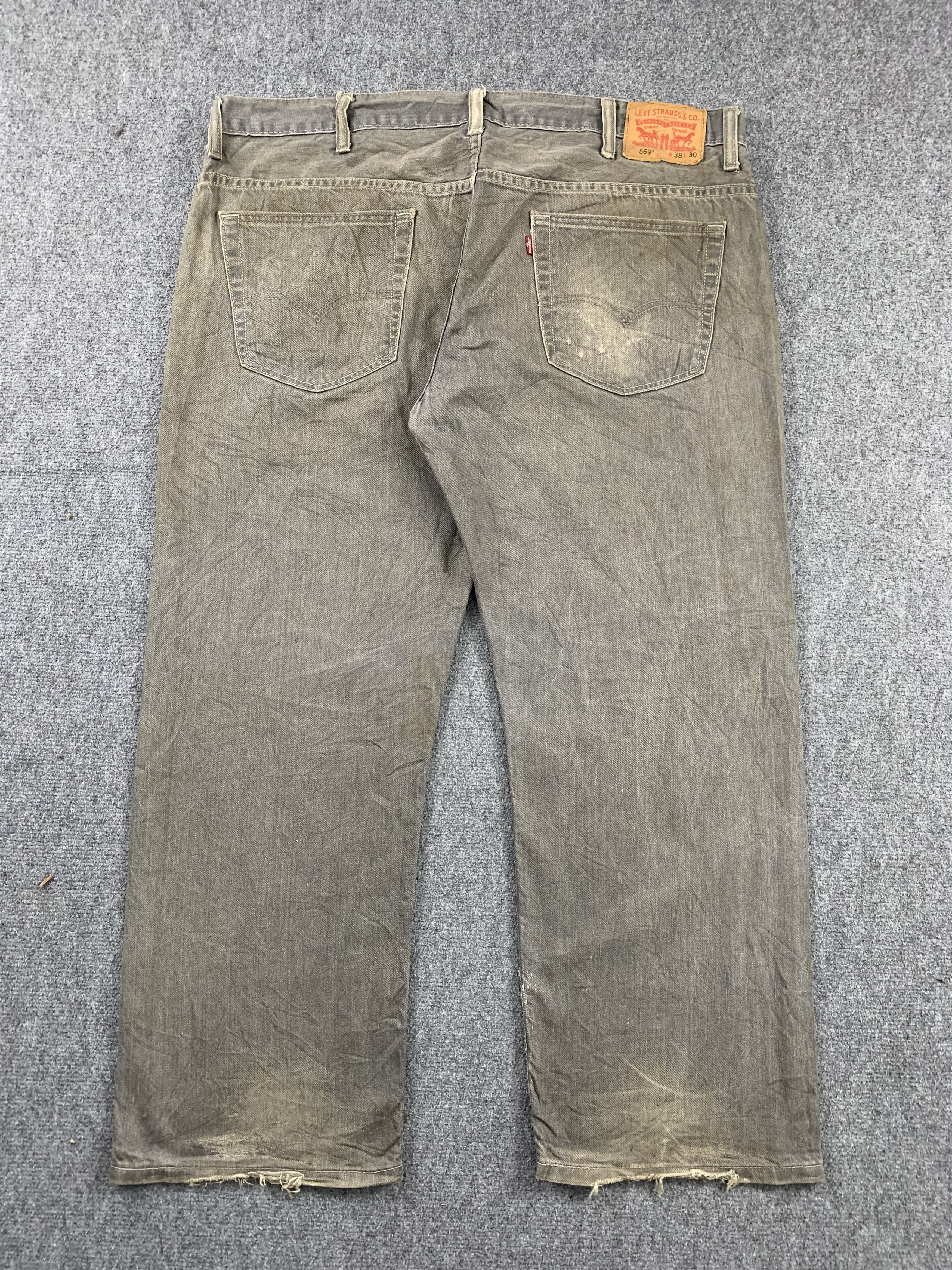 Levi's Vintage Levis 569 Faded Black Jeans DP1967 Size US 41 - 16 Thumbnail
