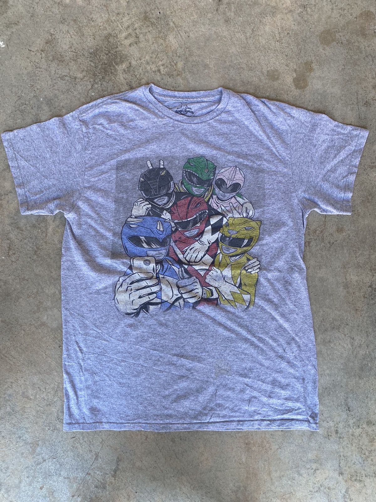 Anime Mighty Morphin Power Rangers Megazord Cartoon Anime T-Shirt Size US M / EU 48-50 / 2 - 2 Thumbnail