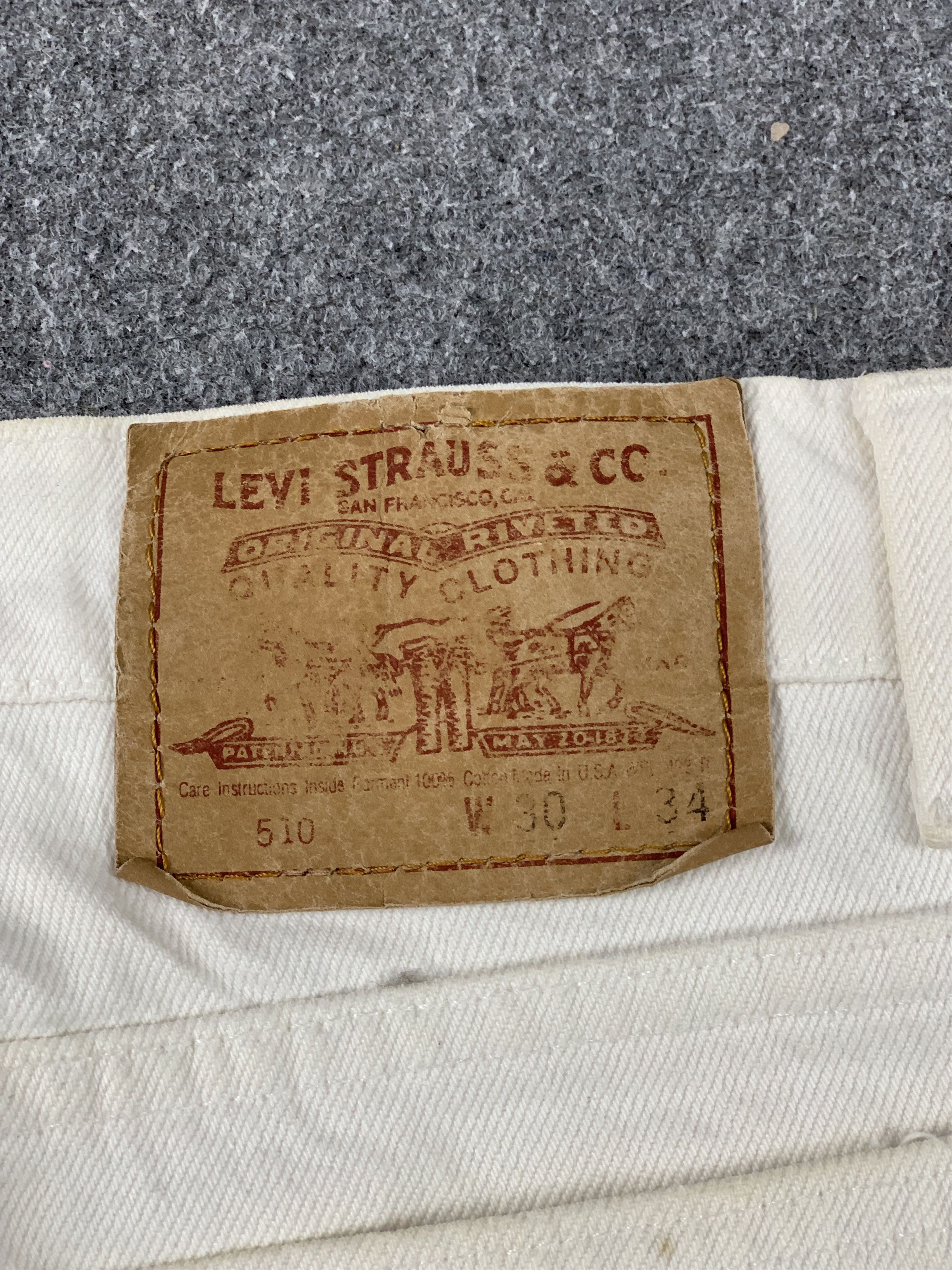 Levi's Vintage 90s Levis 510 Jeans DP1968 Size US 29 - 5 Thumbnail