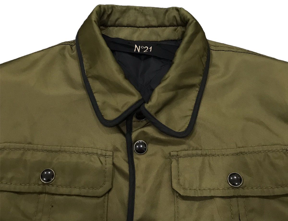 No. 21 No.21 nylon jacket 3 pocket front button snap Size US S / EU 44-46 / 1 - 7 Thumbnail