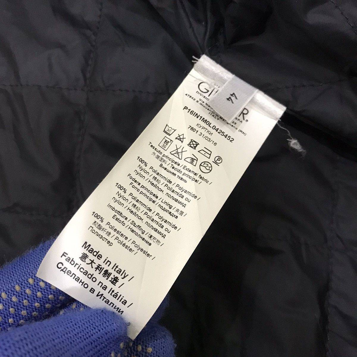 No. 21 No.21 nylon jacket 3 pocket front button snap Size US S / EU 44-46 / 1 - 8 Thumbnail