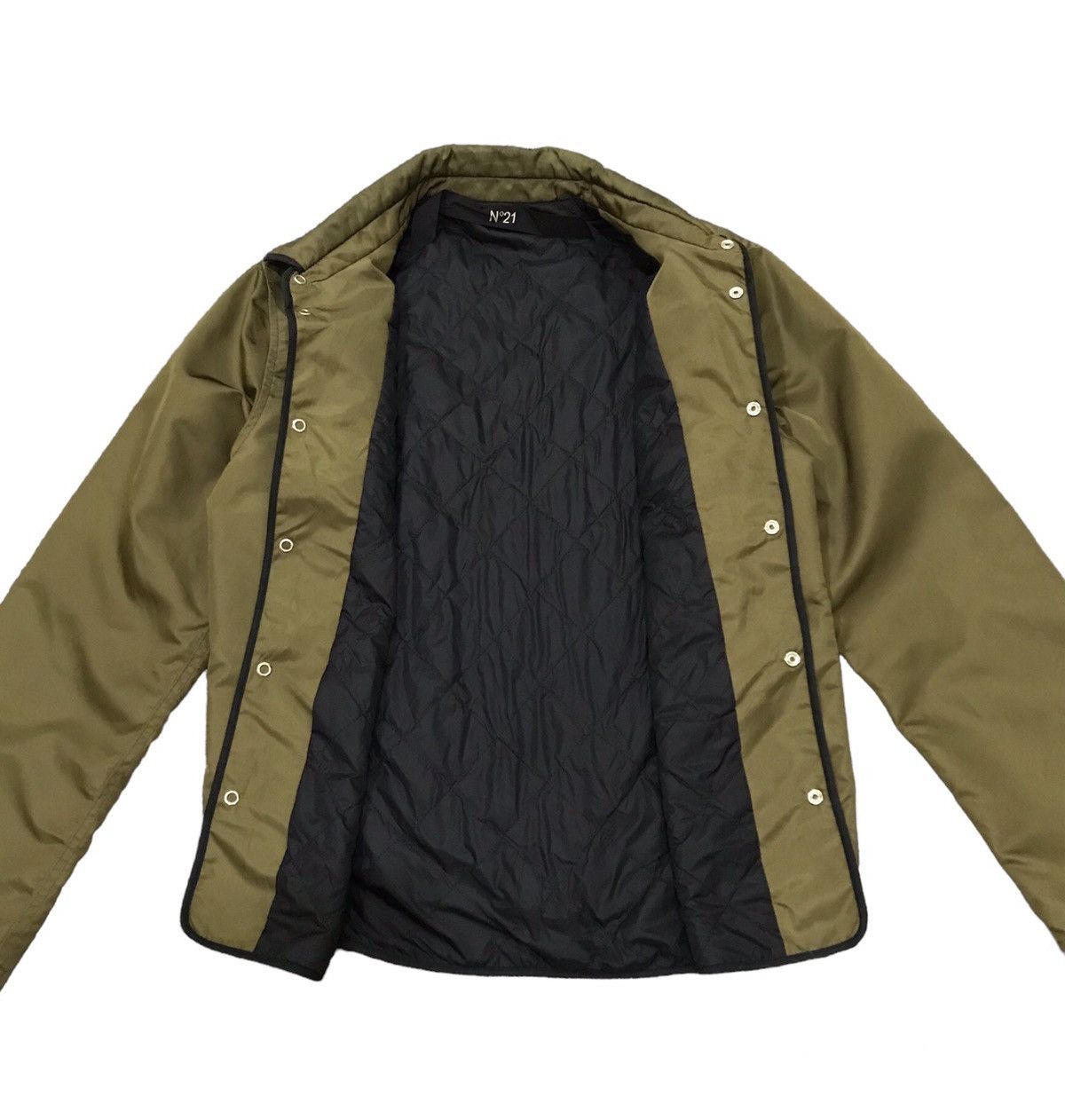 No. 21 No.21 nylon jacket 3 pocket front button snap Size US S / EU 44-46 / 1 - 6 Thumbnail