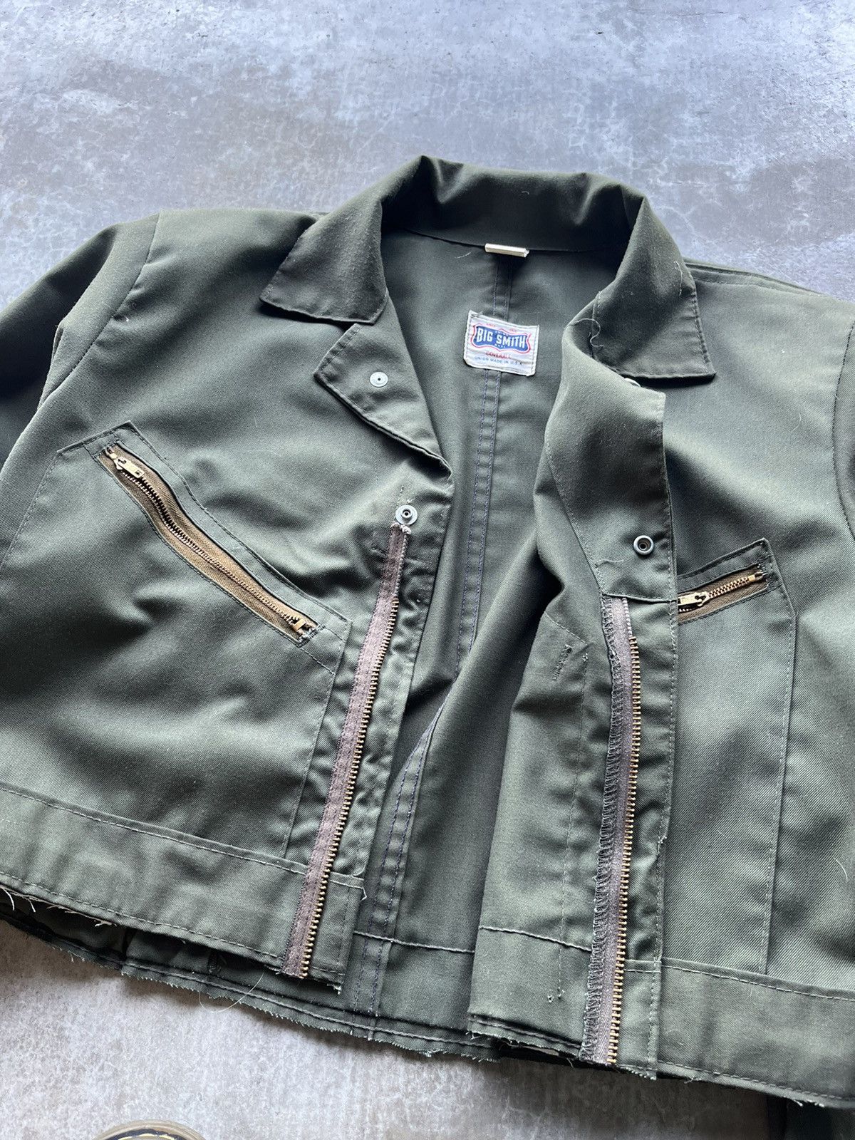 Vintage Vintage Cropped Work Jacket Detroit Size US S / EU 44-46 / 1 - 4 Thumbnail