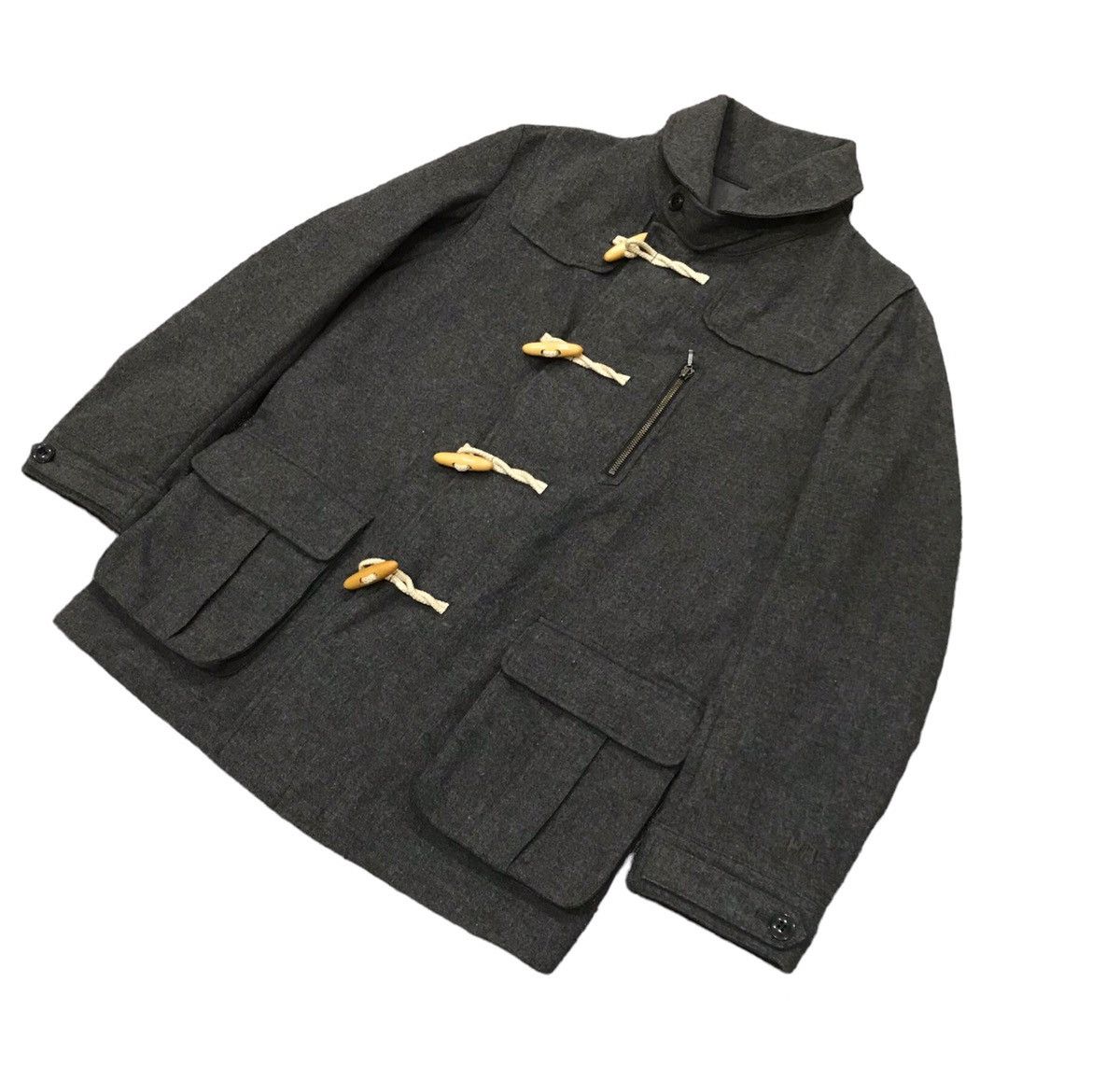 Helly Hansen RARE Helly Hansen limited SAMPLE wool light dufflecoat Size US L / EU 52-54 / 3 - 1 Thumbnail