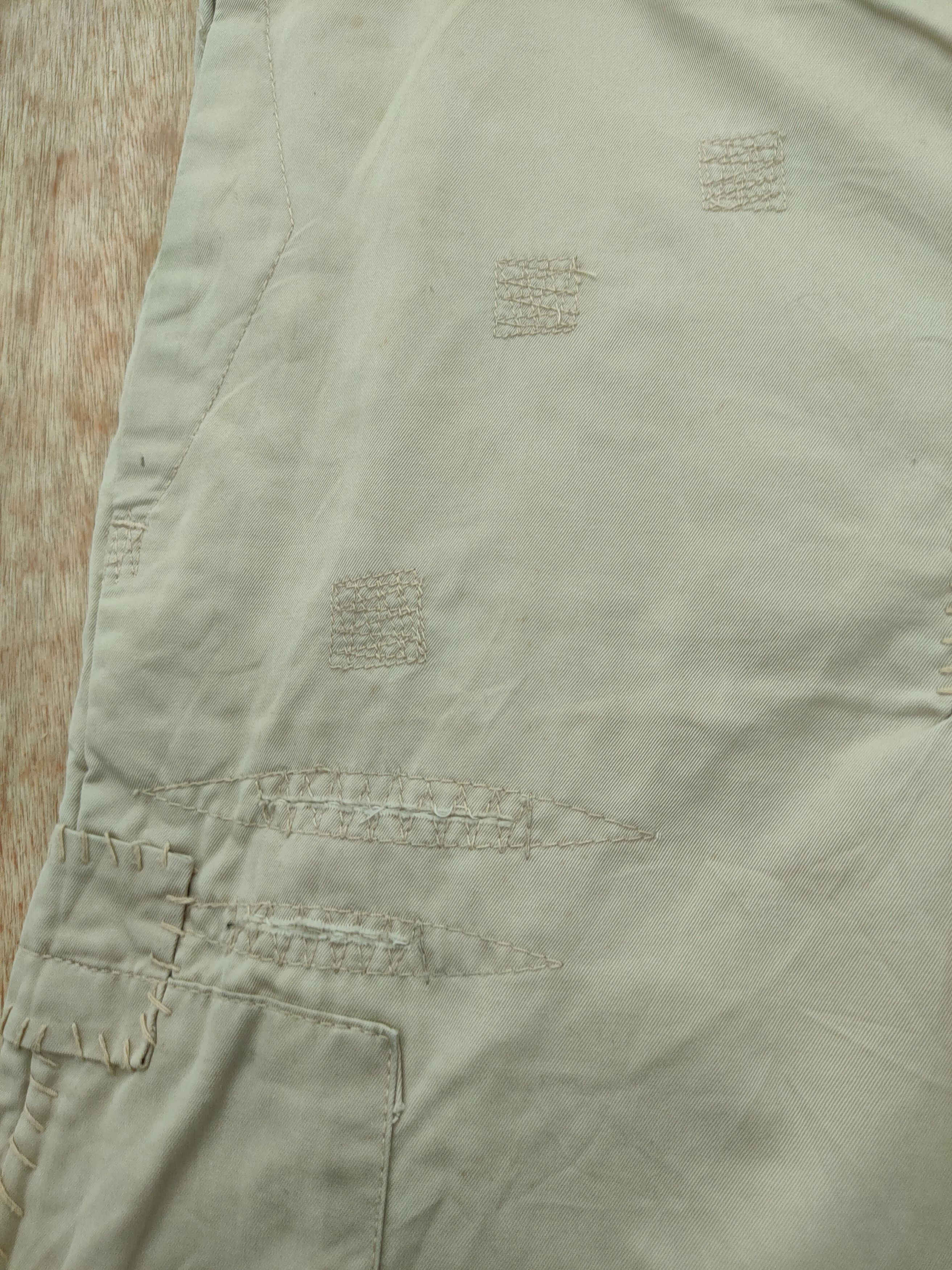 Japanese Brand DL Acbrico japan casual Patchwork stitch cargo pants #46-022 Size US 32 / EU 48 - 5 Thumbnail