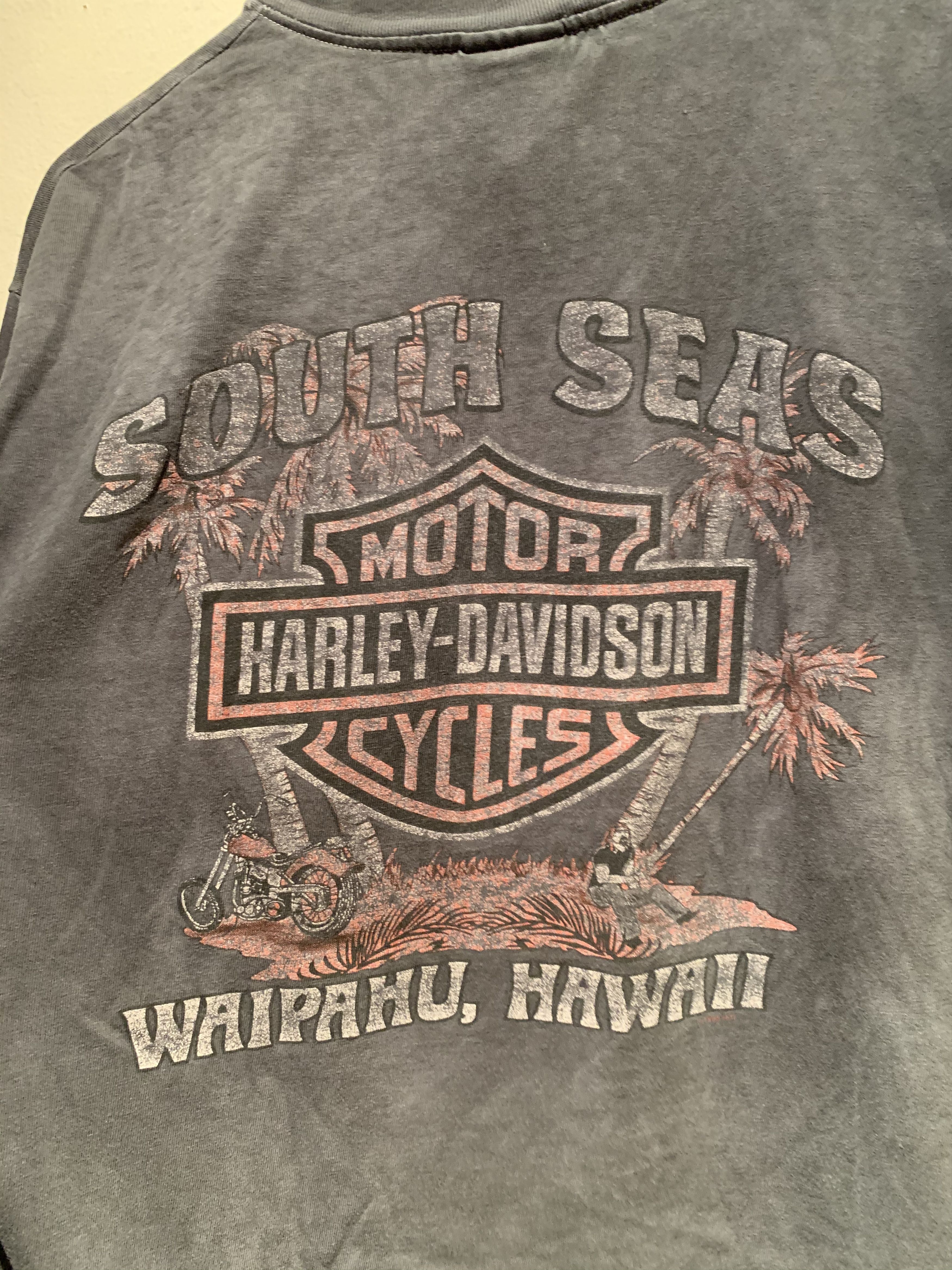 Harley Davidson × Vintage *RARE* Vintage Harley Davidson Waipahu Hawaii T-Shirt - L Size US L / EU 52-54 / 3 - 4 Thumbnail