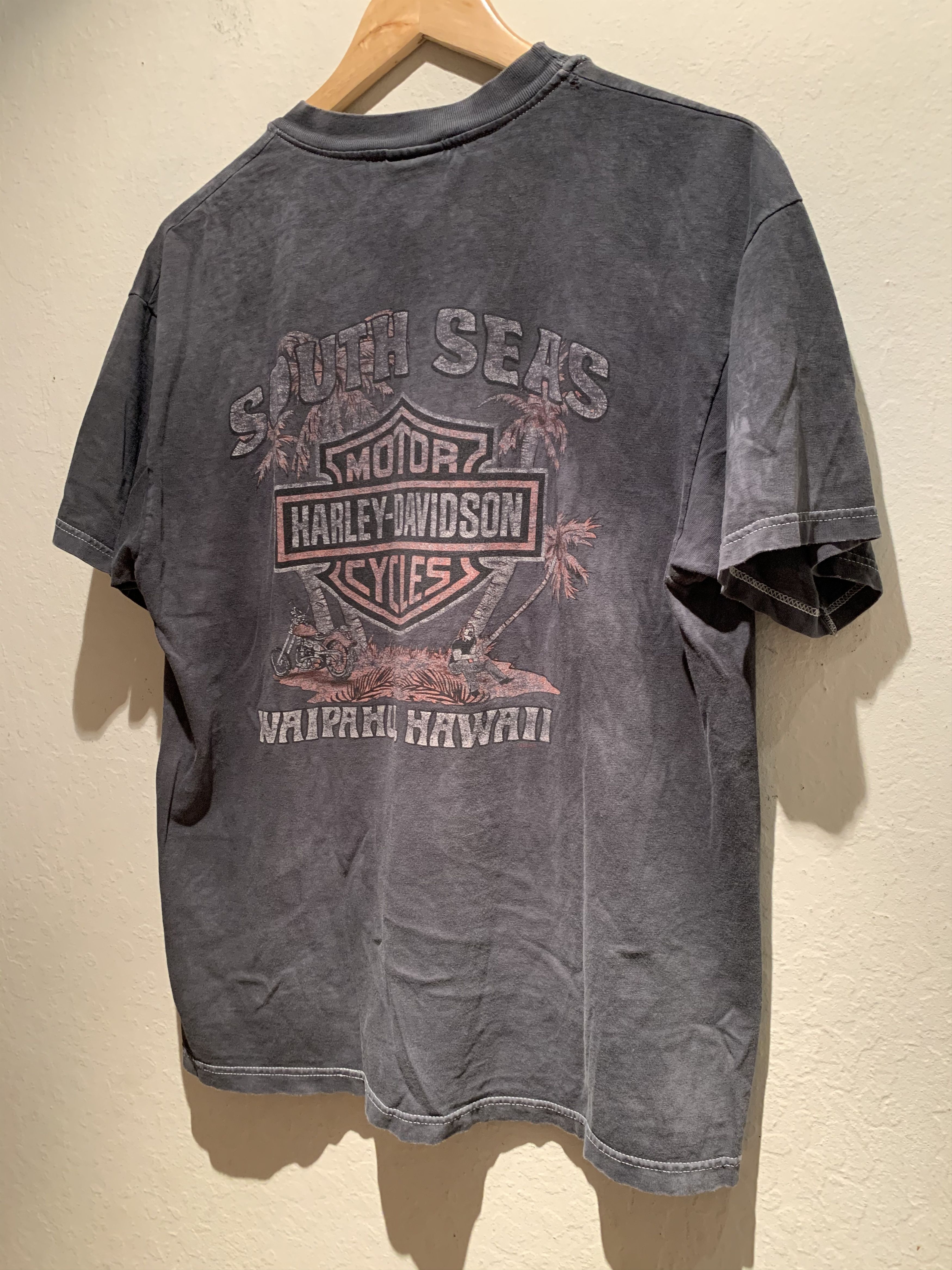 Harley Davidson × Vintage *RARE* Vintage Harley Davidson Waipahu Hawaii T-Shirt - L Size US L / EU 52-54 / 3 - 2 Thumbnail