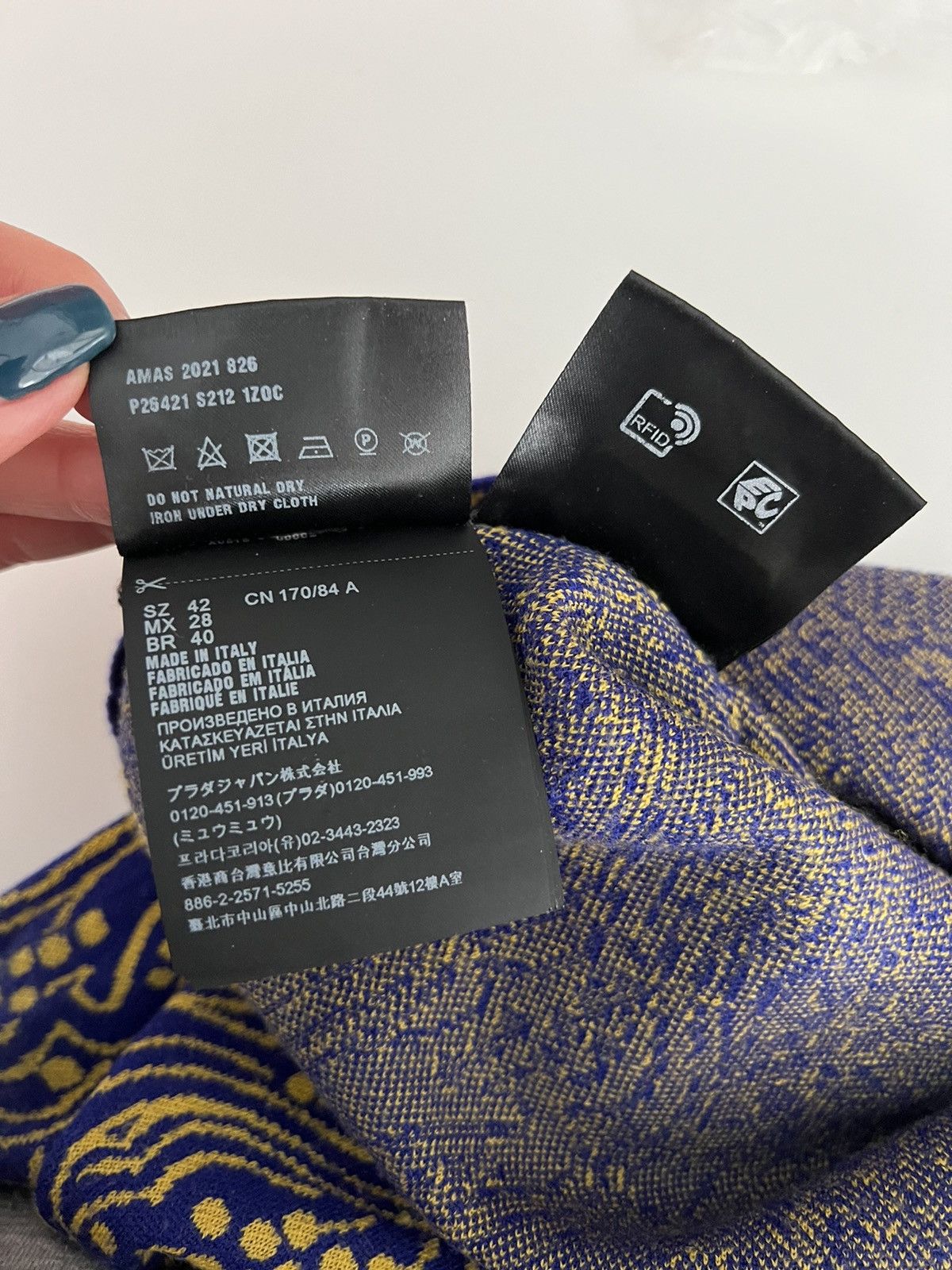 Prada 🔥$2.2VALUE🔥Prada Wool Patterned Turtleneck Sweater Size M / US 6-8 / IT 42-44 - 11 Thumbnail