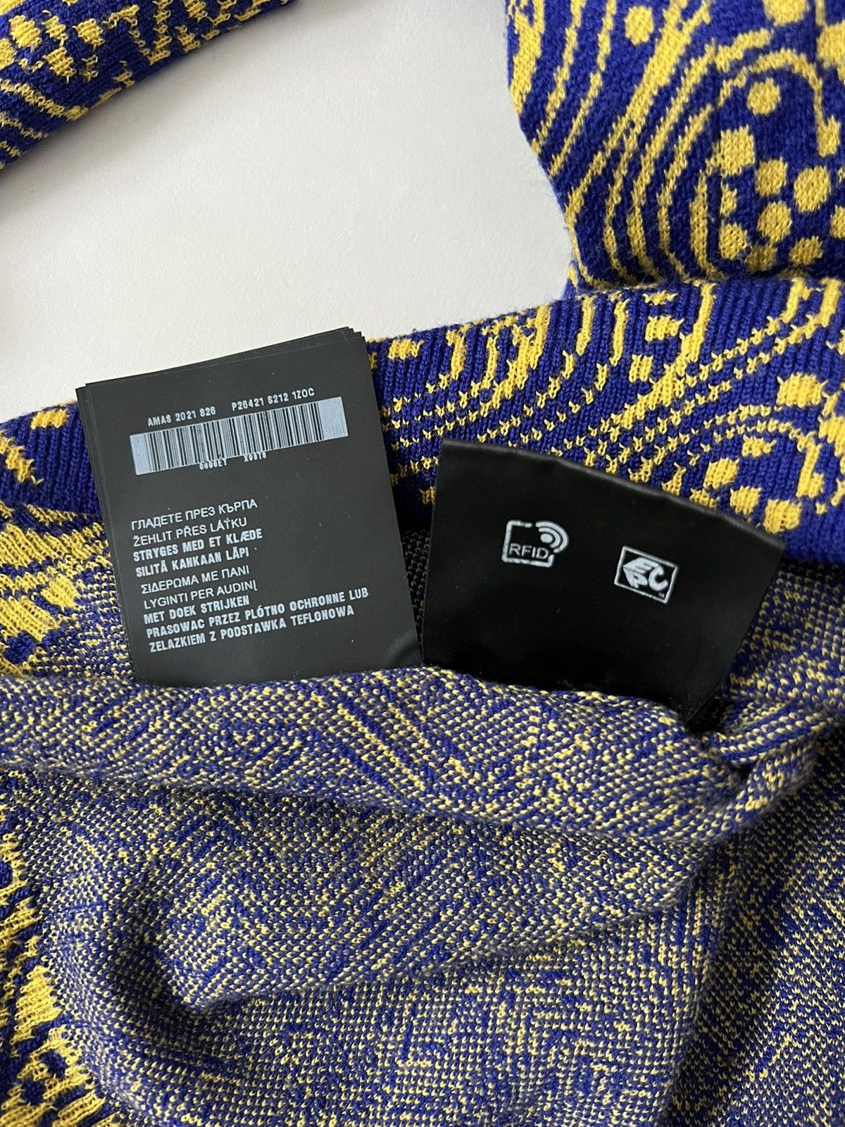 Prada 🔥$2.2VALUE🔥Prada Wool Patterned Turtleneck Sweater Size M / US 6-8 / IT 42-44 - 8 Thumbnail