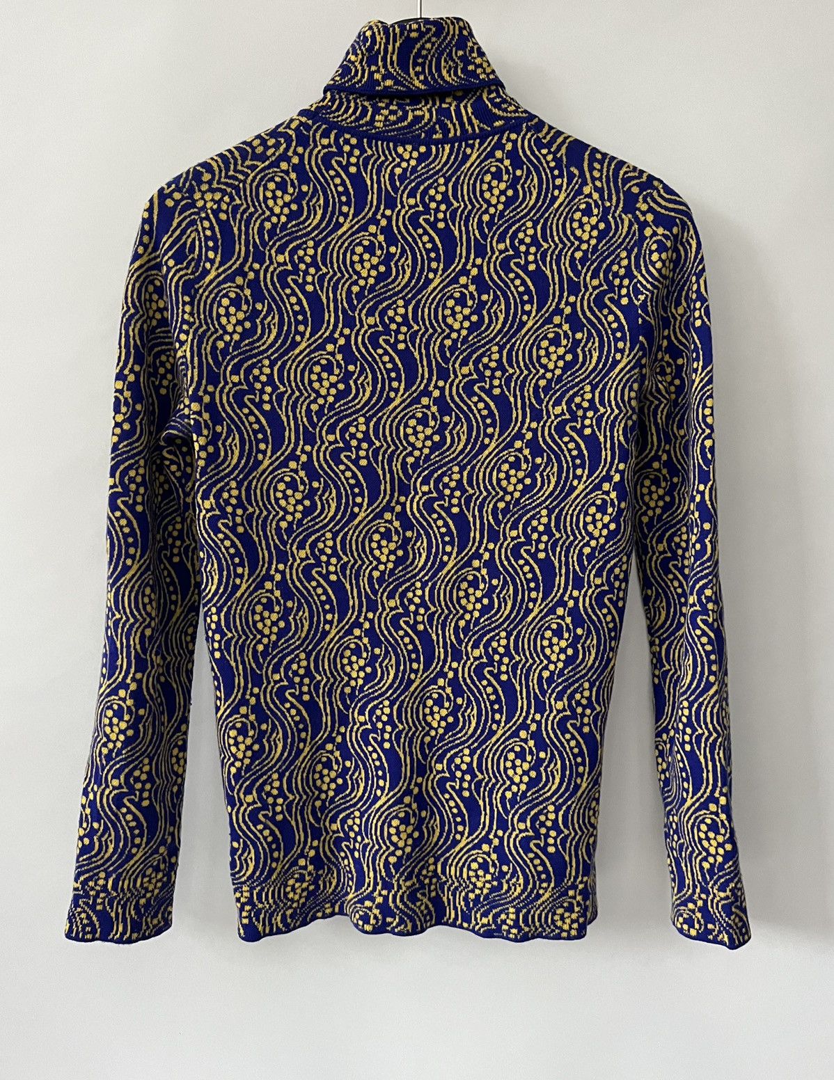 Prada 🔥$2.2VALUE🔥Prada Wool Patterned Turtleneck Sweater Size M / US 6-8 / IT 42-44 - 4 Thumbnail