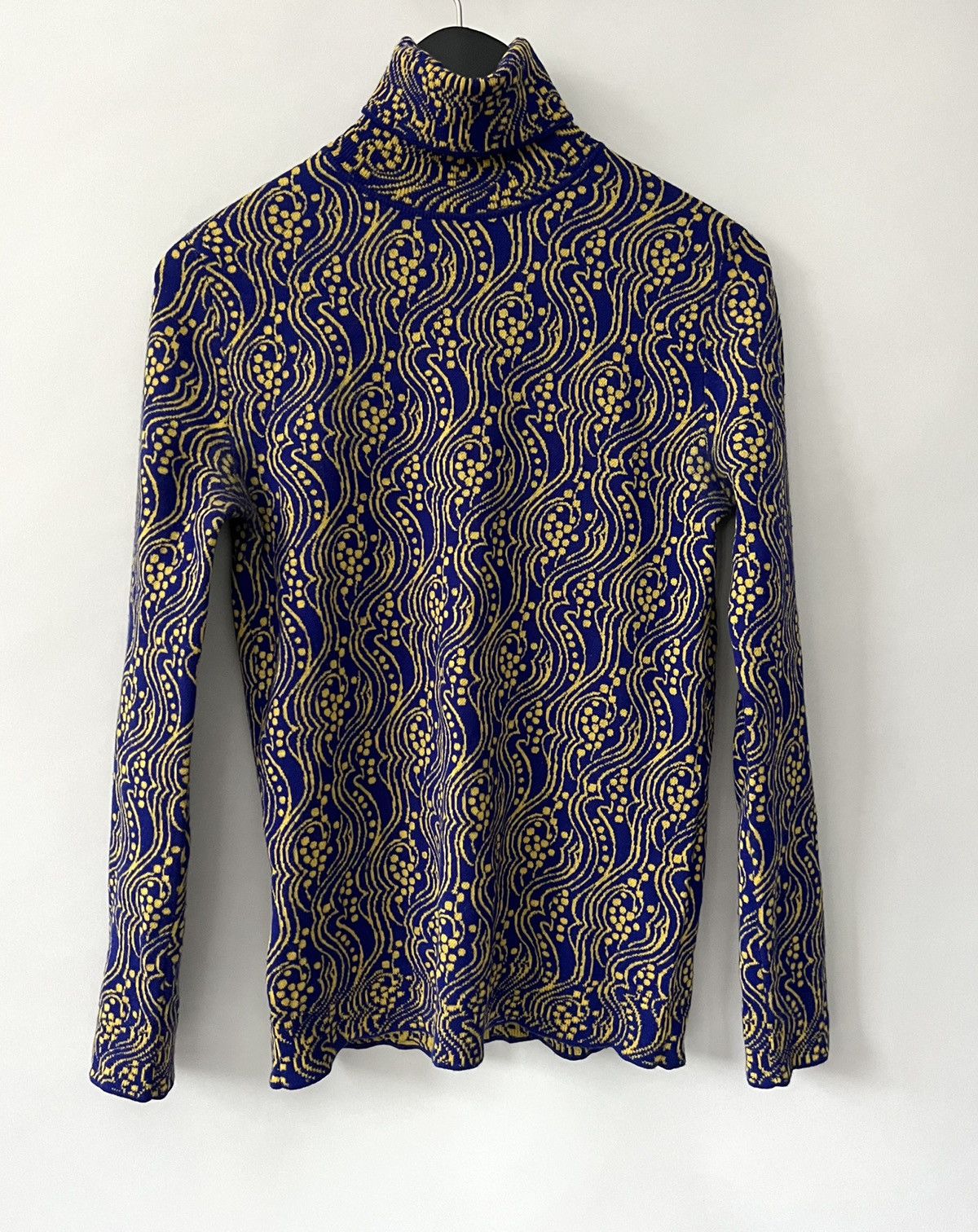 Prada 🔥$2.2VALUE🔥Prada Wool Patterned Turtleneck Sweater Size M / US 6-8 / IT 42-44 - 3 Thumbnail