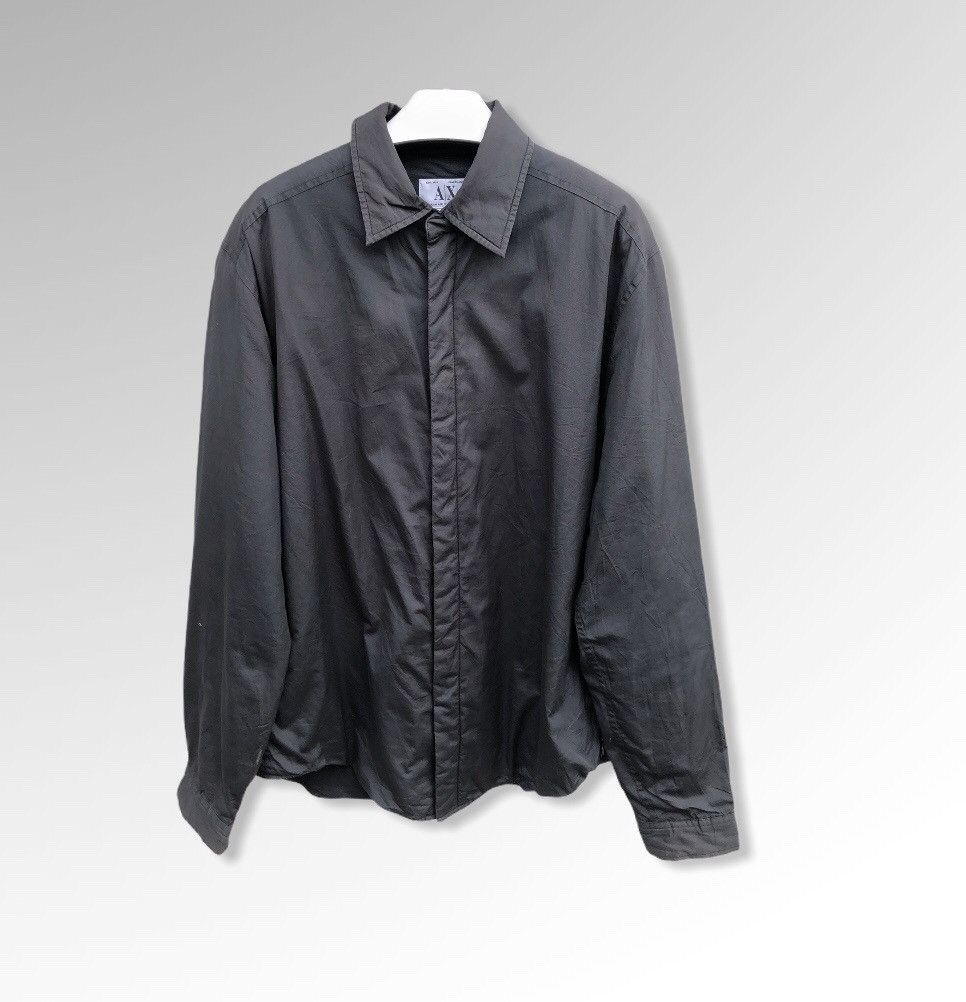 Armani Exchange Armani Exchange Black Button Jacket Size US L / EU 52-54 / 3 - 1 Thumbnail