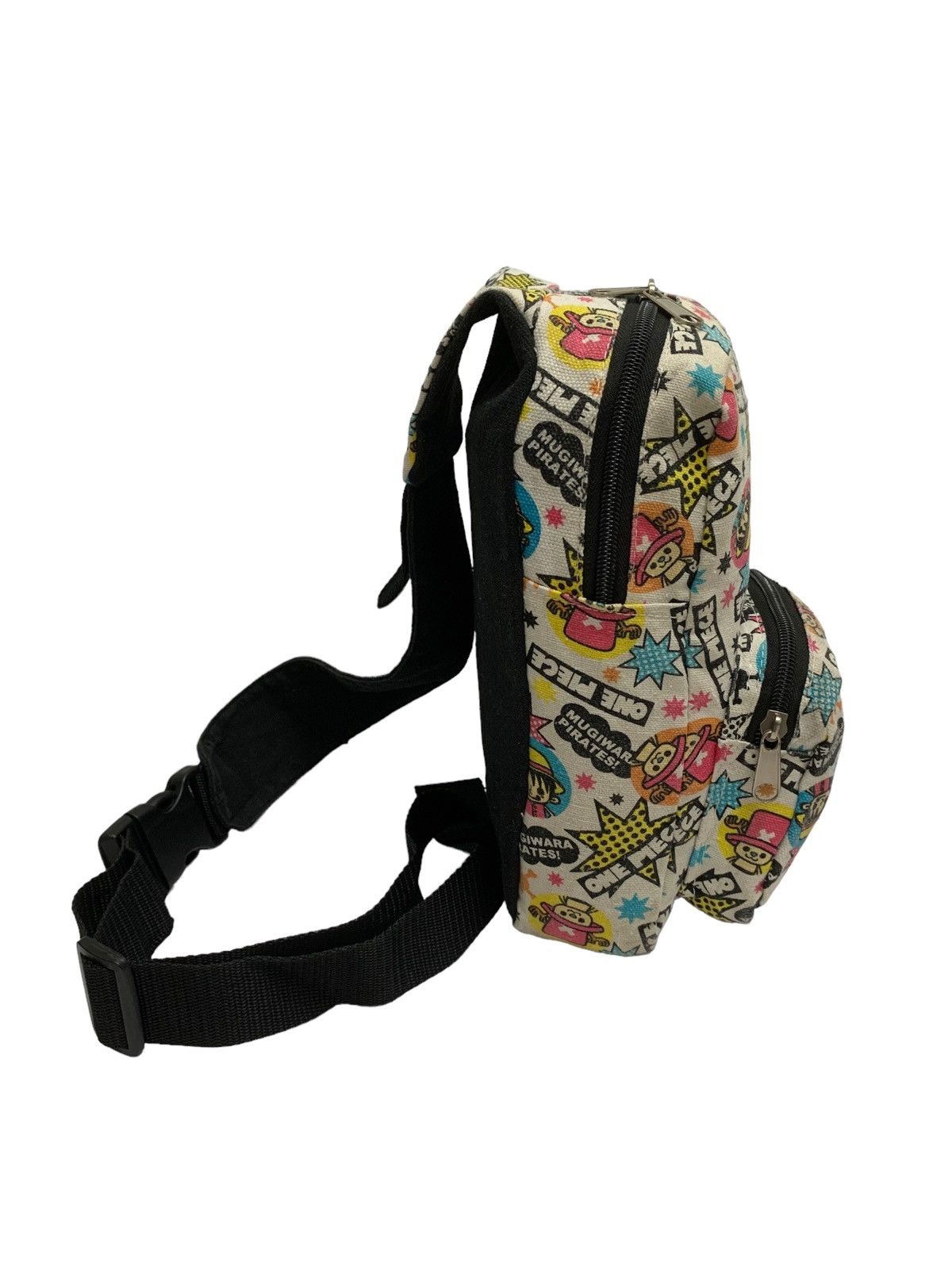 Beauty Beast × Cartoon Network × Japanese Brand 🇯🇵 Vintage One Piece Manga Anime BodyBag Size ONE SIZE - 6 Thumbnail