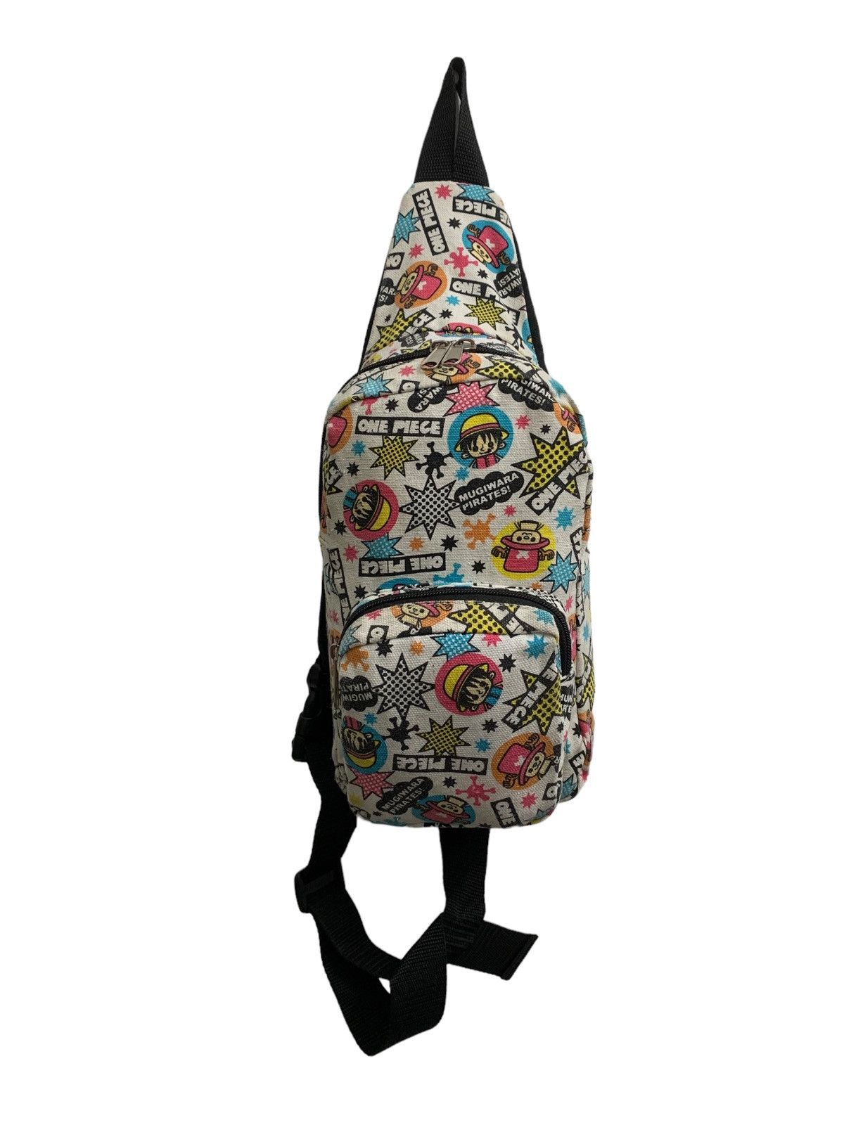 Beauty Beast × Cartoon Network × Japanese Brand 🇯🇵 Vintage One Piece Manga Anime BodyBag Size ONE SIZE - 4 Thumbnail