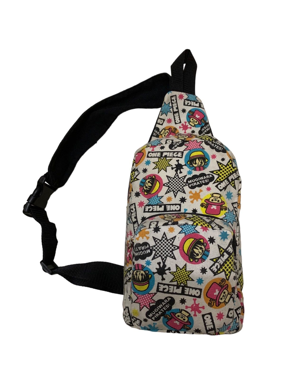 Beauty Beast × Cartoon Network × Japanese Brand 🇯🇵 Vintage One Piece Manga Anime BodyBag Size ONE SIZE - 2 Thumbnail