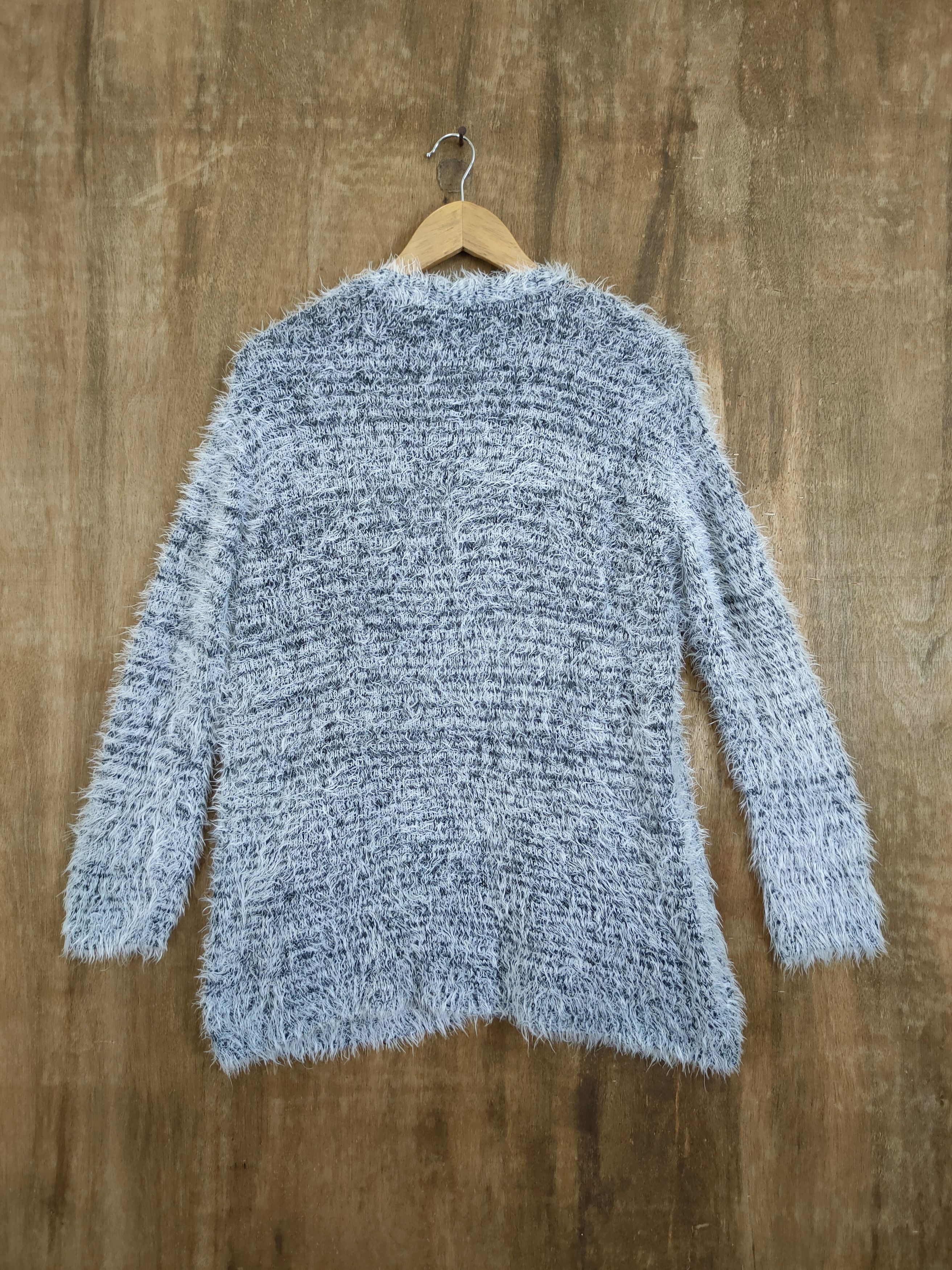 Japanese Brand D Divided mohair shag shaggy soft fur cardigan #46-1029 Size S / US 4 / IT 40 - 8 Thumbnail