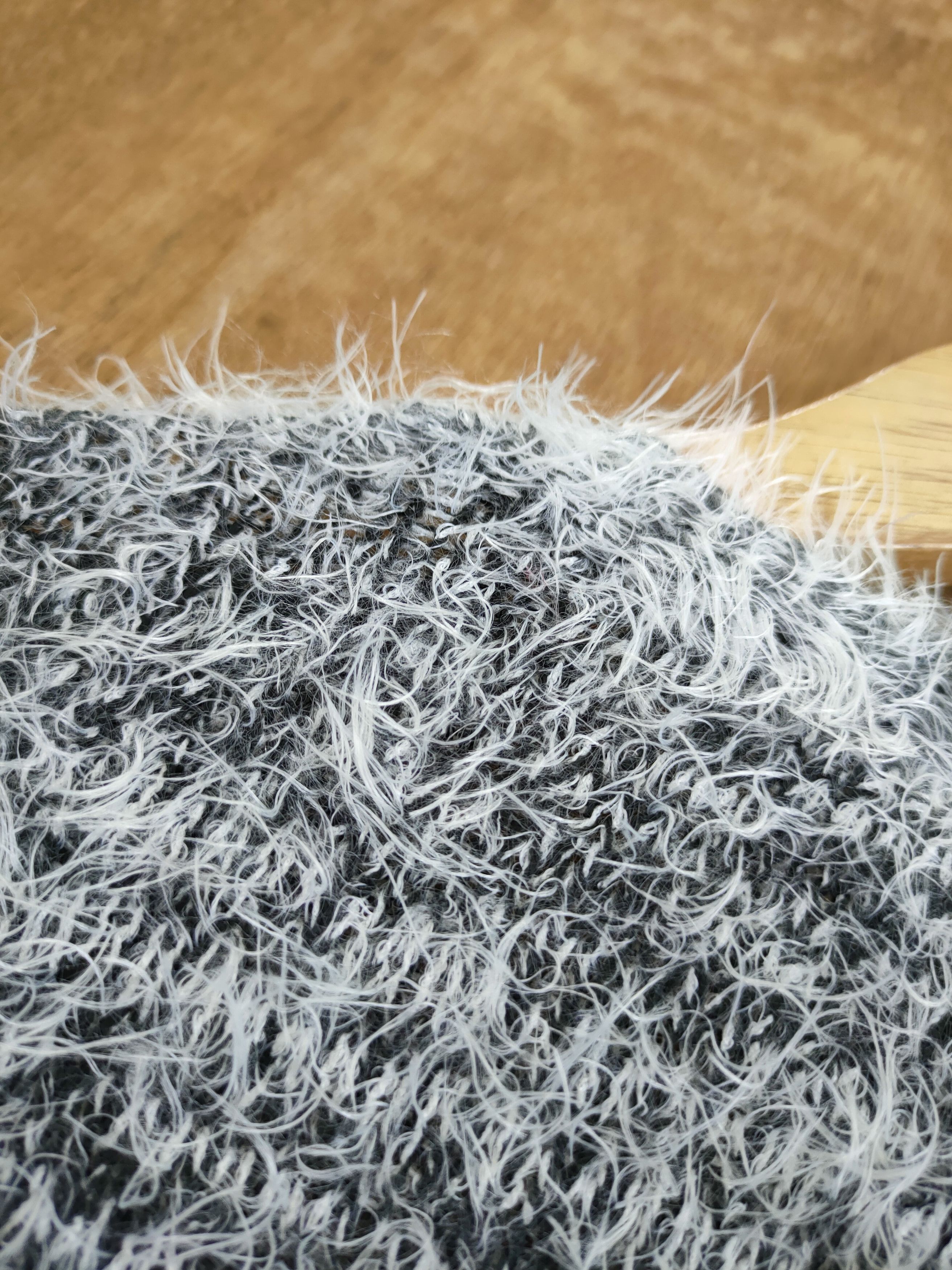 Japanese Brand D Divided mohair shag shaggy soft fur cardigan #46-1029 Size S / US 4 / IT 40 - 11 Thumbnail