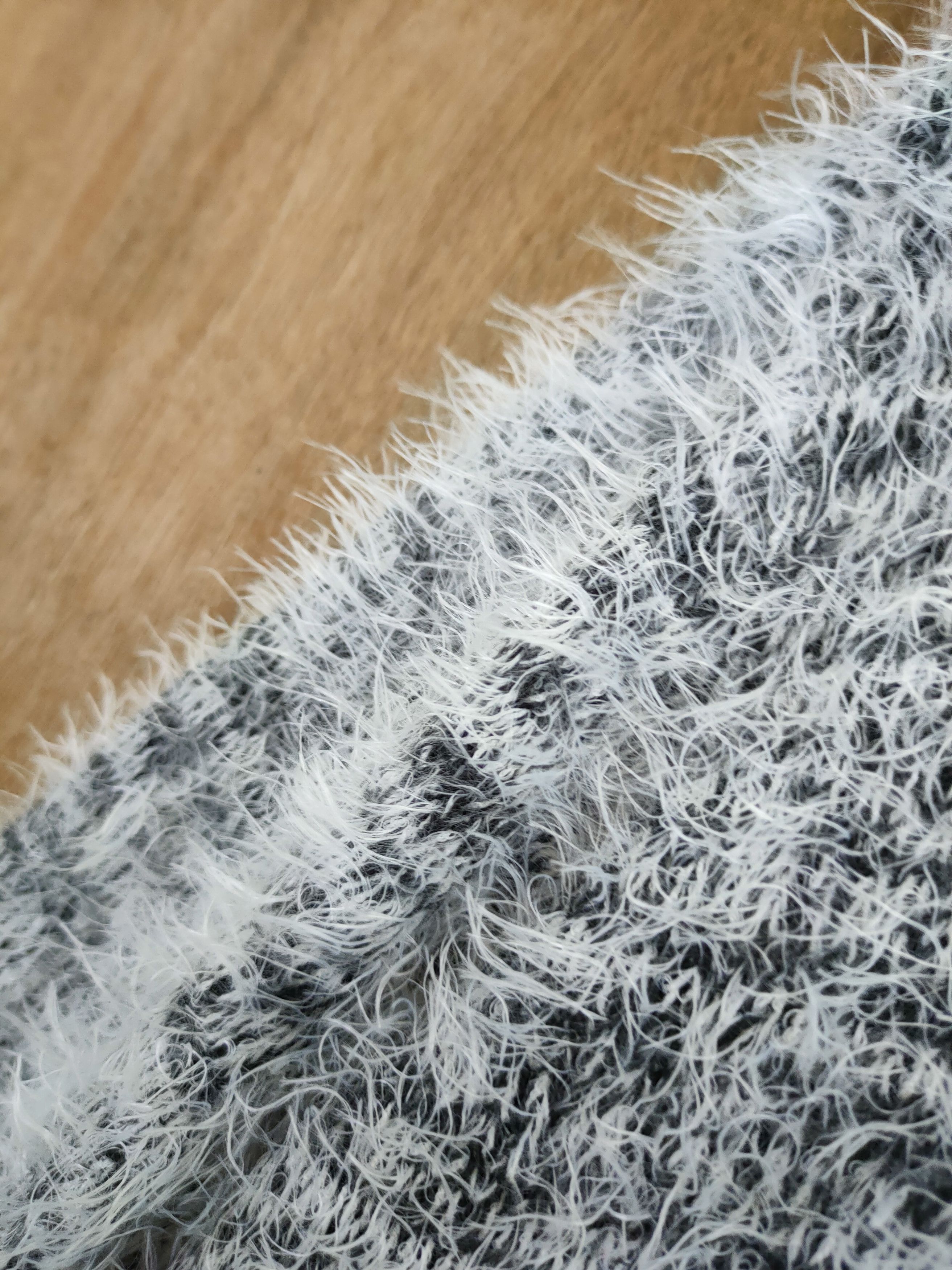 Japanese Brand D Divided mohair shag shaggy soft fur cardigan #46-1029 Size S / US 4 / IT 40 - 12 Thumbnail