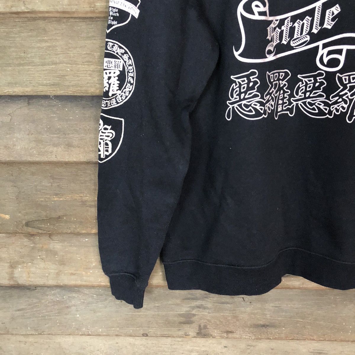 Japanese Brand The Soul Bush cobra japan racing Black Sweatshirt #4743 Size M / US 6-8 / IT 42-44 - 4 Thumbnail