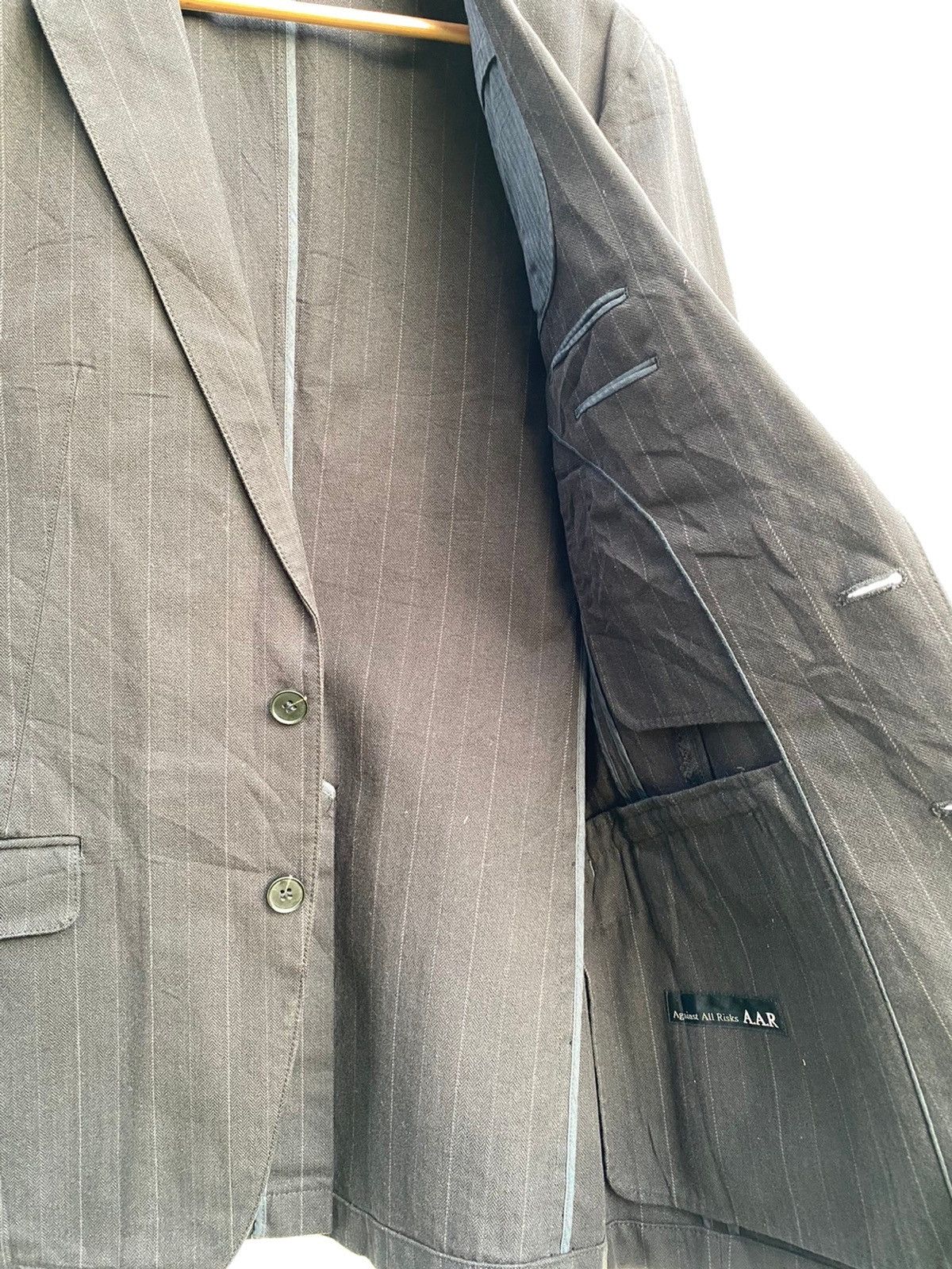 Yohji Yamamoto Against All Risks A.A.R Blazer Cotton Denim Size L Size US L / EU 52-54 / 3 - 2 Thumbnail