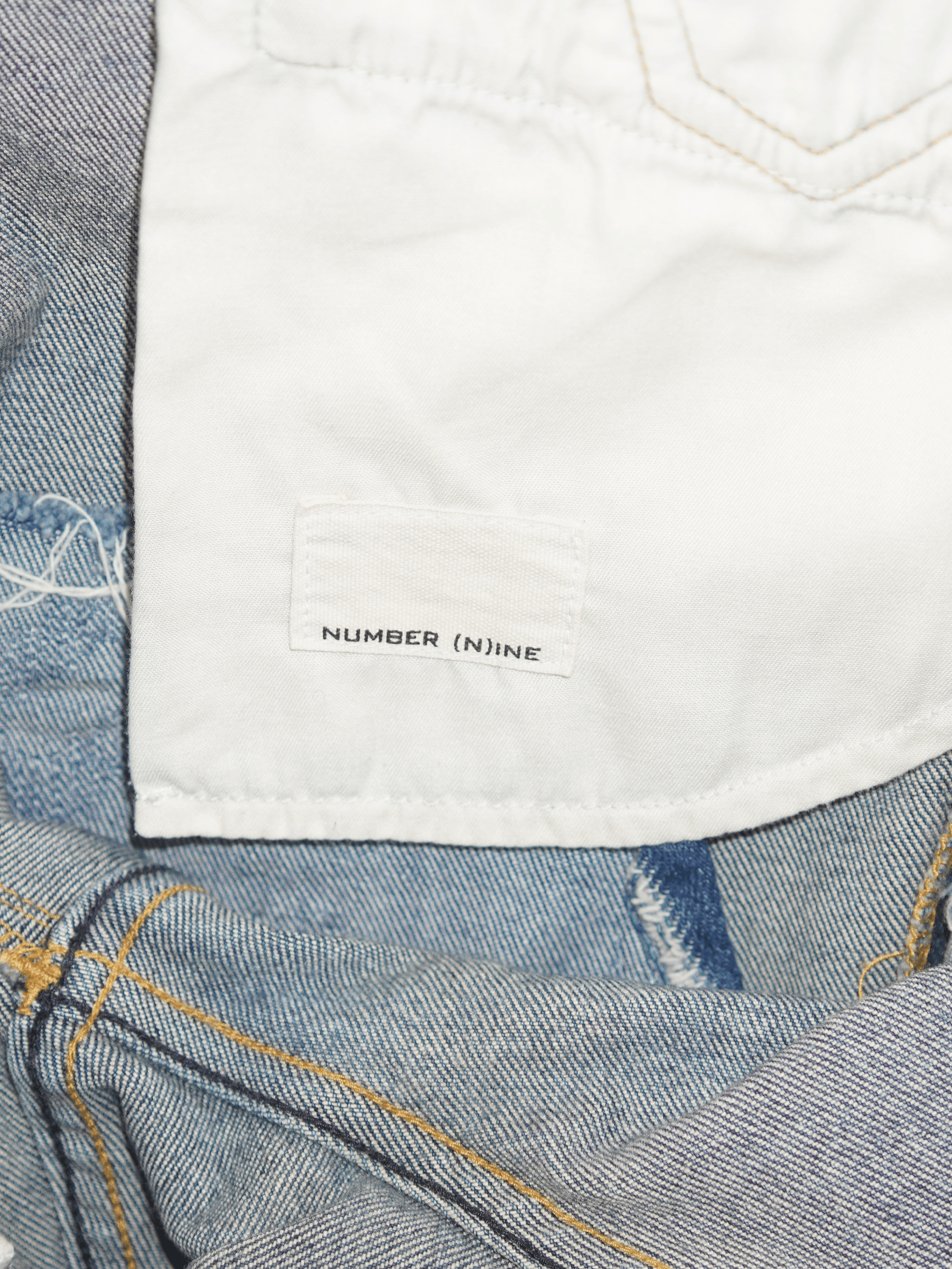 Number (N)ine N(N) Studios Damaged Denim Skinny Size US 33 - 6 Thumbnail