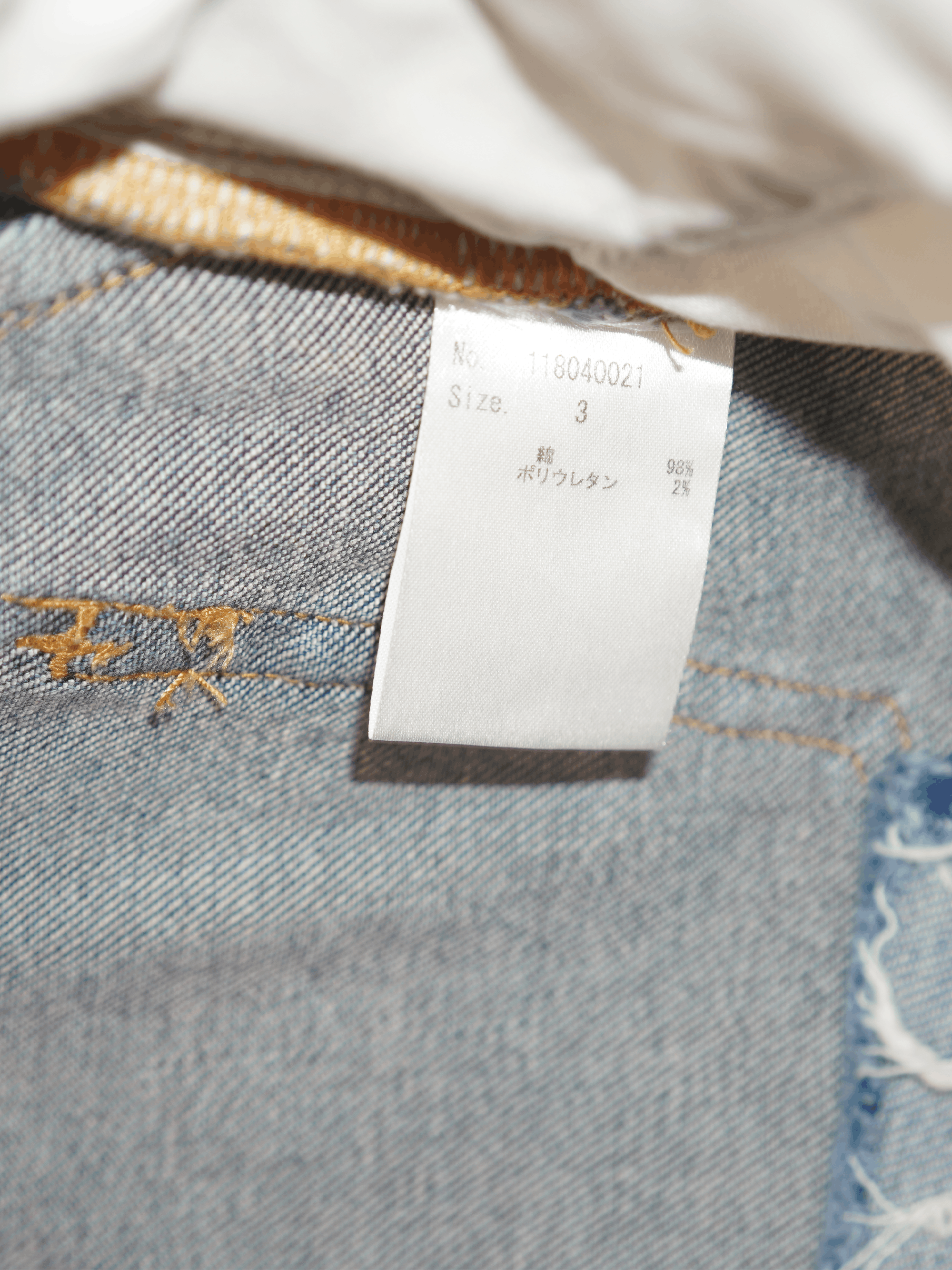 Number (N)ine N(N) Studios Damaged Denim Skinny Size US 33 - 7 Thumbnail