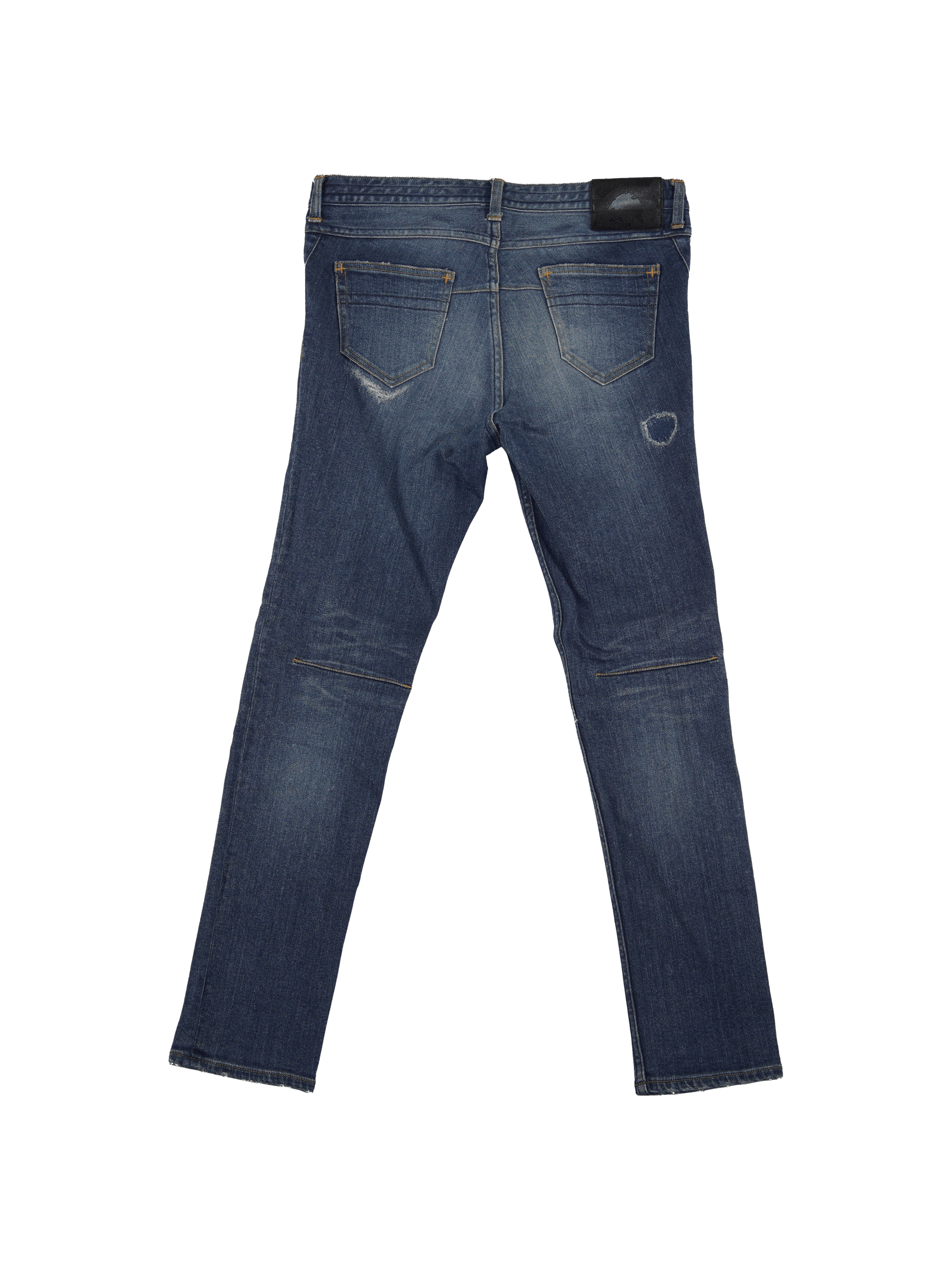 Number (N)ine N(N) Studios Damaged Denim Skinny Size US 33 - 3 Thumbnail