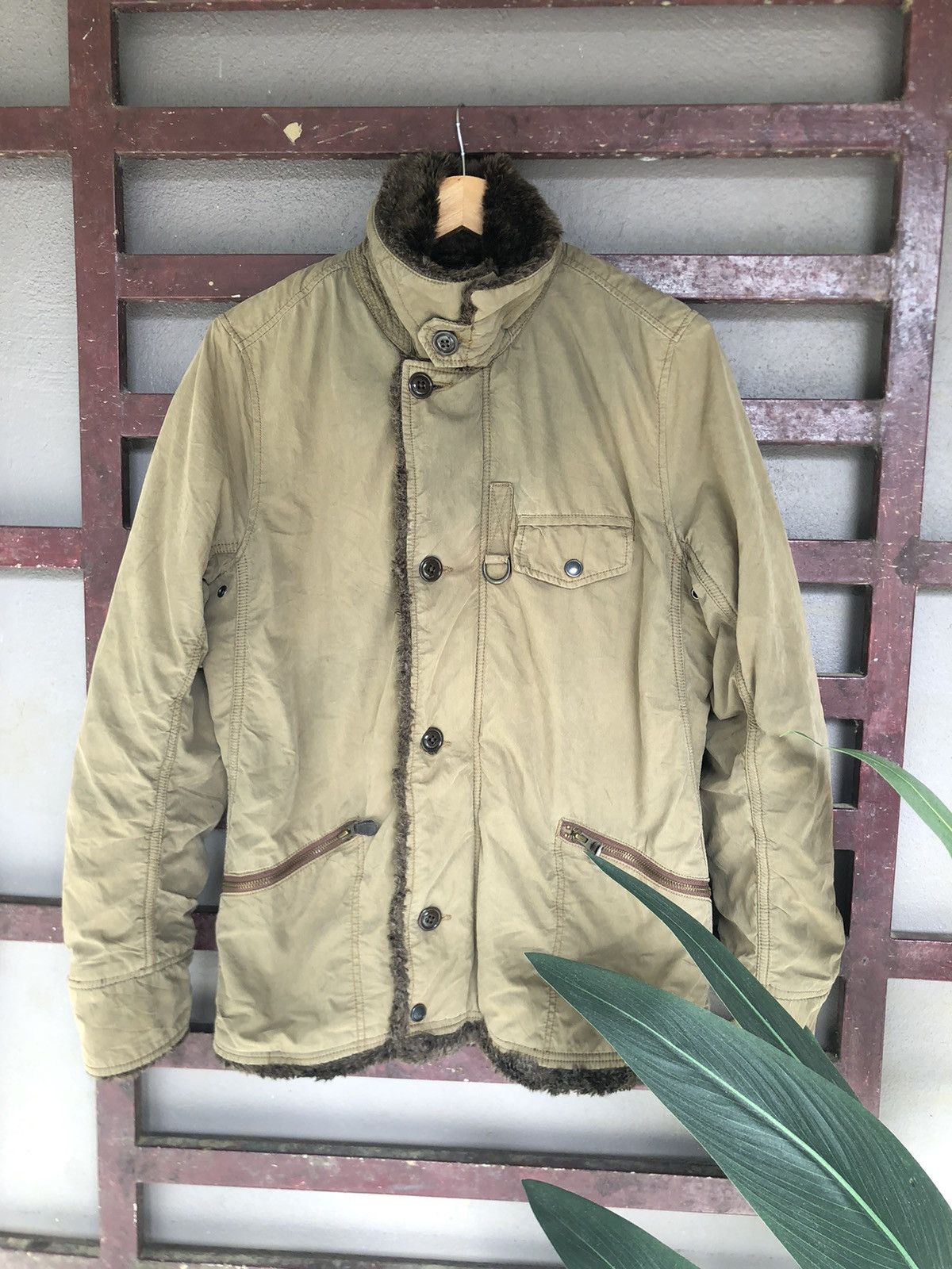🔥Steal🔥Johnbull Kojima Japan Fur Jacket Multiple Pocket