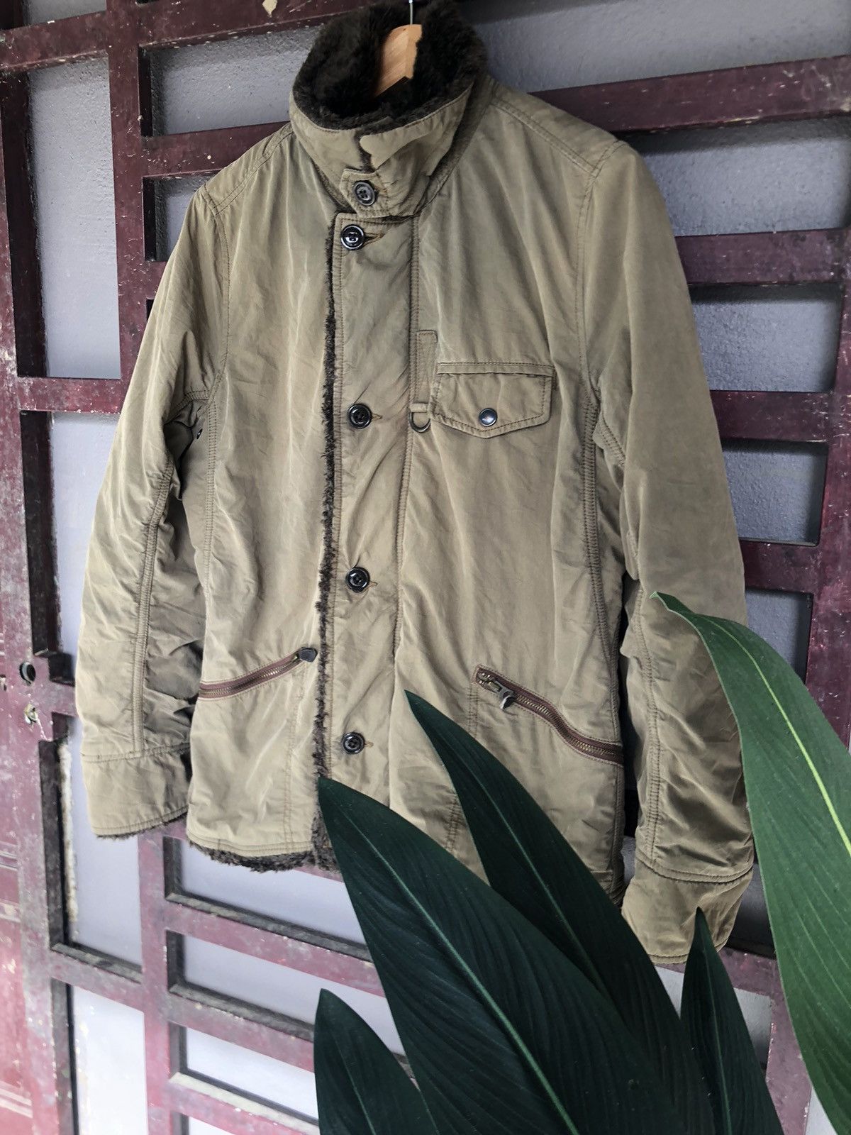 🔥Steal🔥Johnbull Kojima Japan Fur Jacket Multiple Pocket