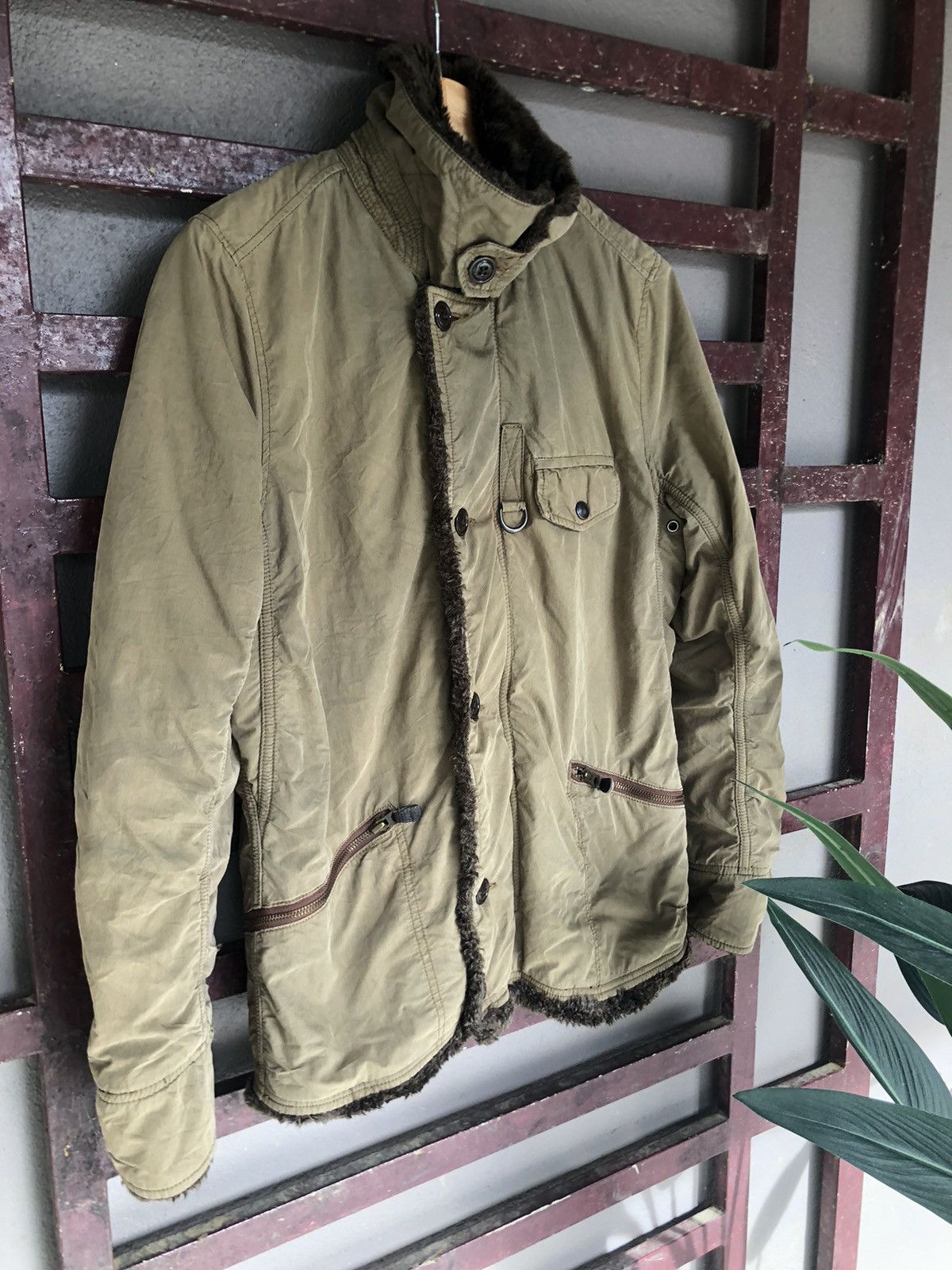 🔥Steal🔥Johnbull Kojima Japan Fur Jacket Multiple Pocket