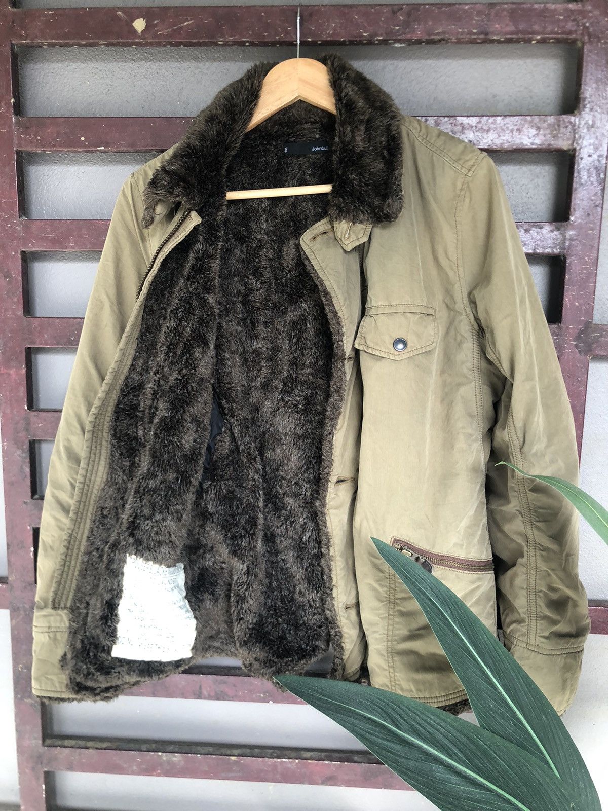 🔥Steal🔥Johnbull Kojima Japan Fur Jacket Multiple Pocket